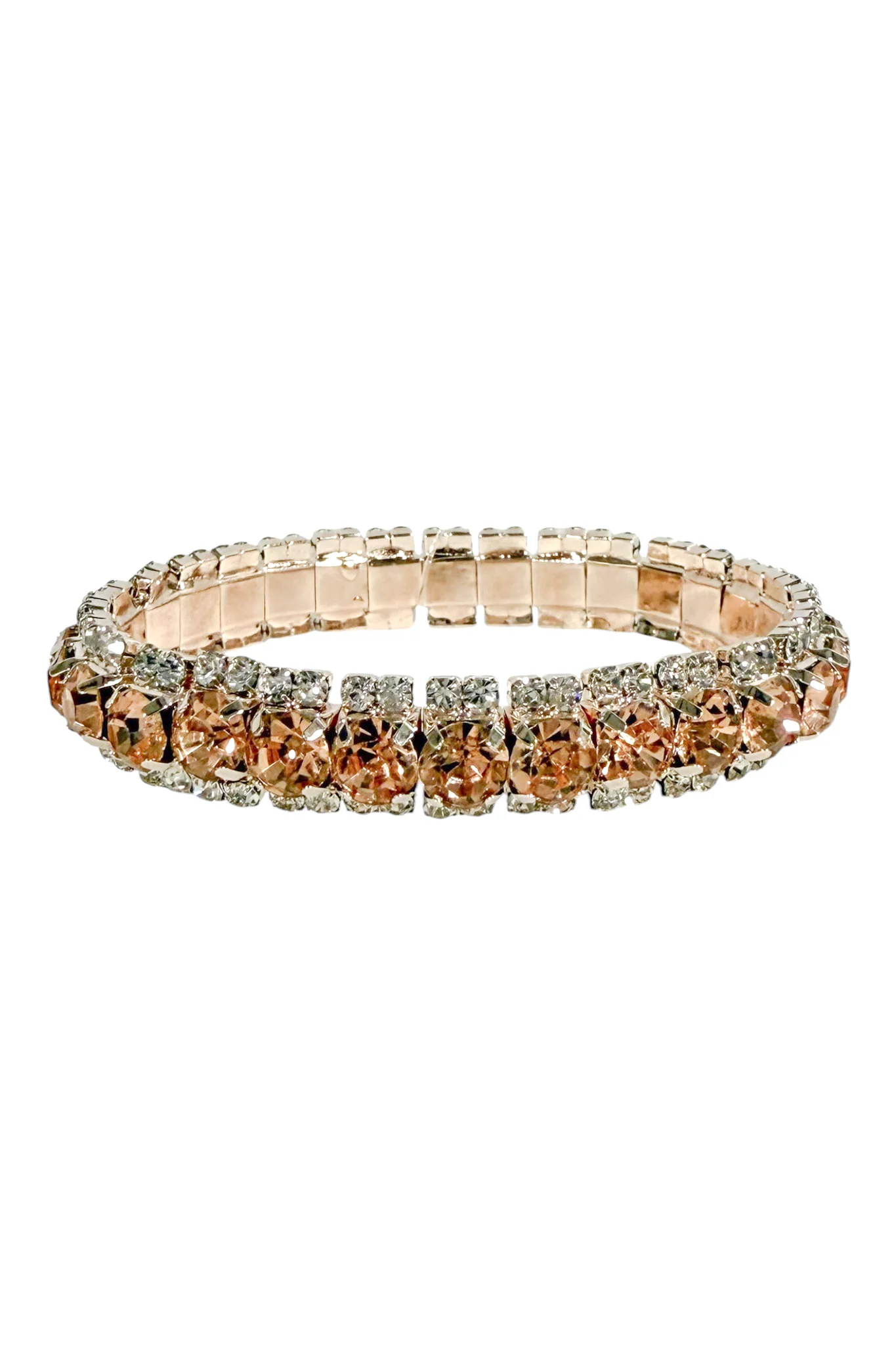 Onto The Next One Rose Stretch Bracelet