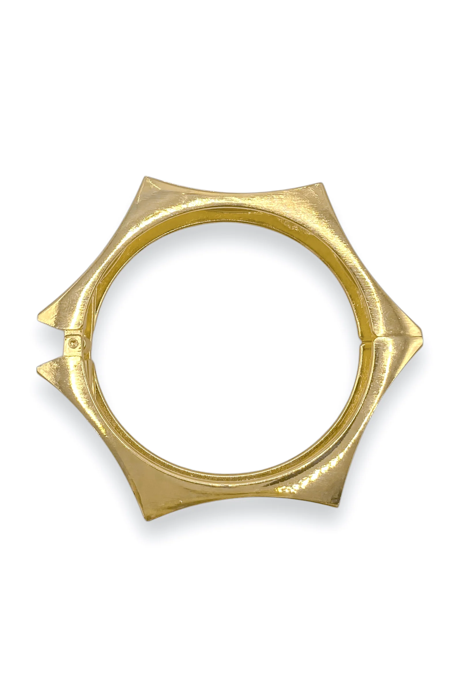Looking Sharp Gold Bangle Bracelet - FINAL SALE - Image 2