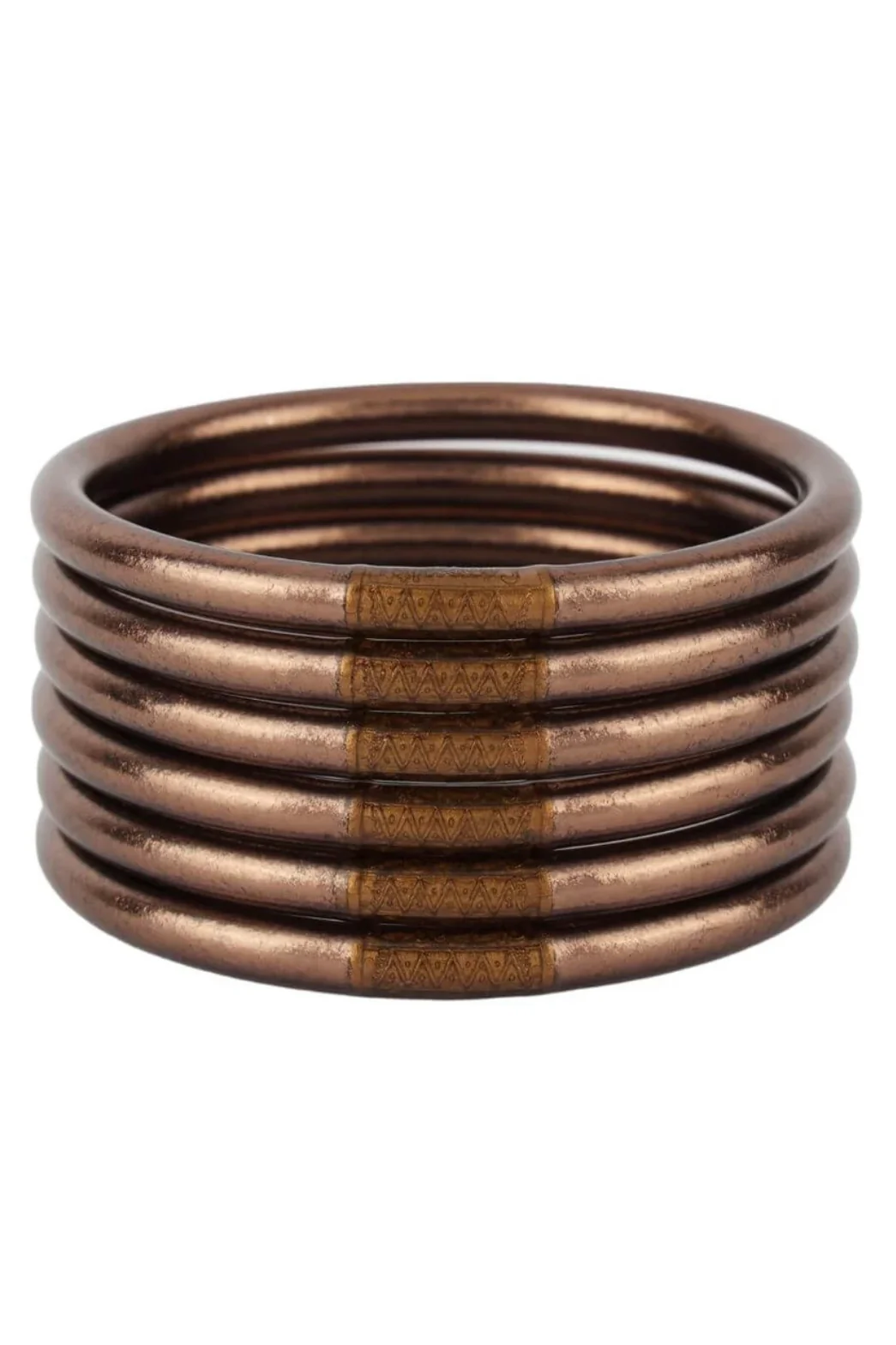 BudhaGirl Meteorite Bangle Bracelets Set Of 6
