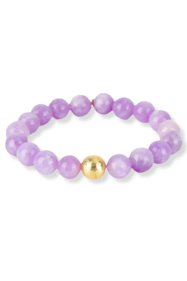 BudhaGirl Bianca Wisteria Beaded Bracelet