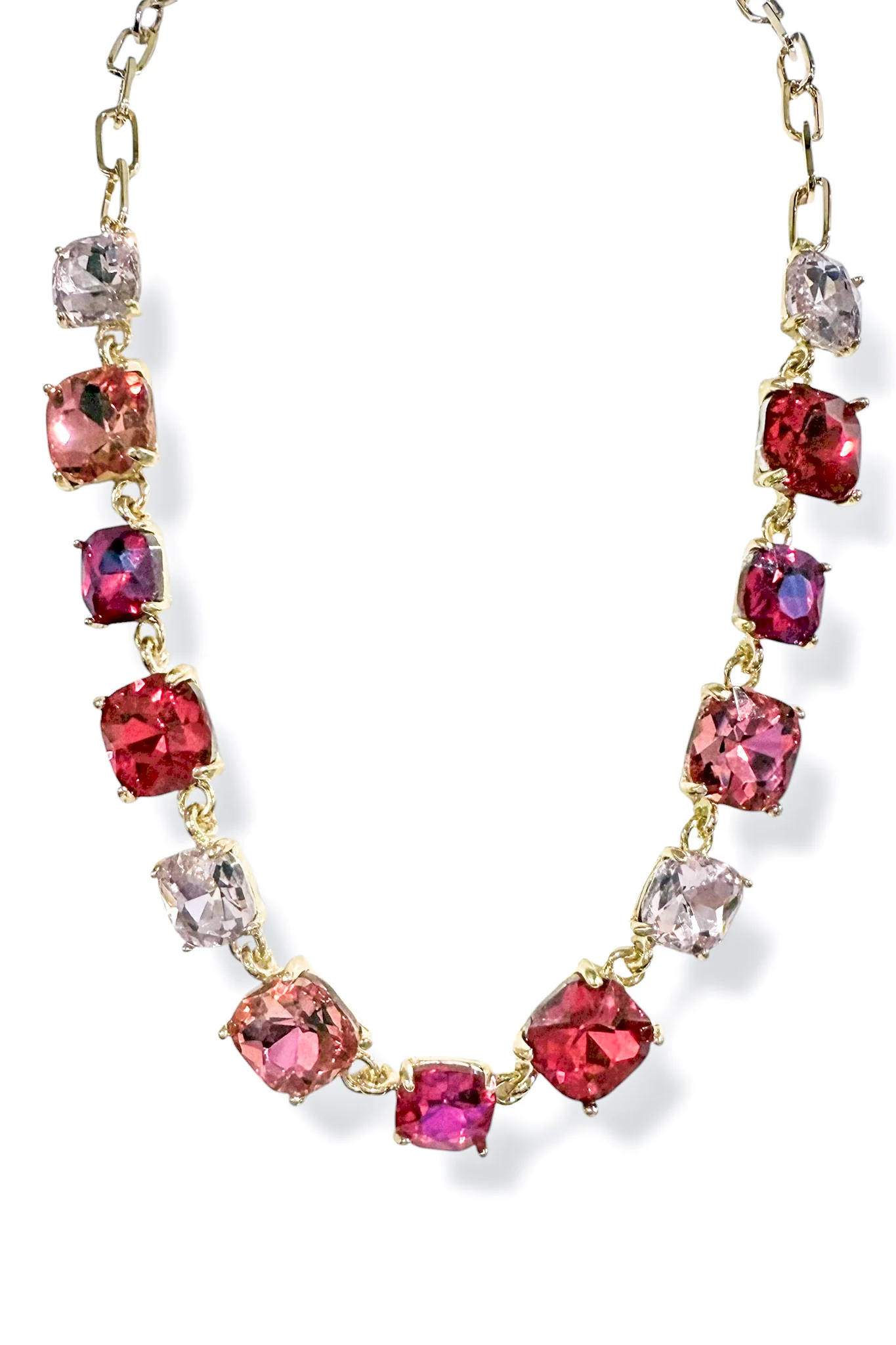 Call You Home Fuchsia Multi Necklace