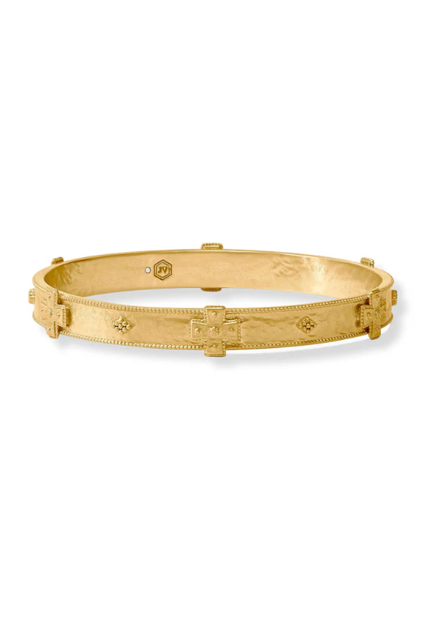 Julie Vos Canterbury Malta Gold Bangle Bracelet