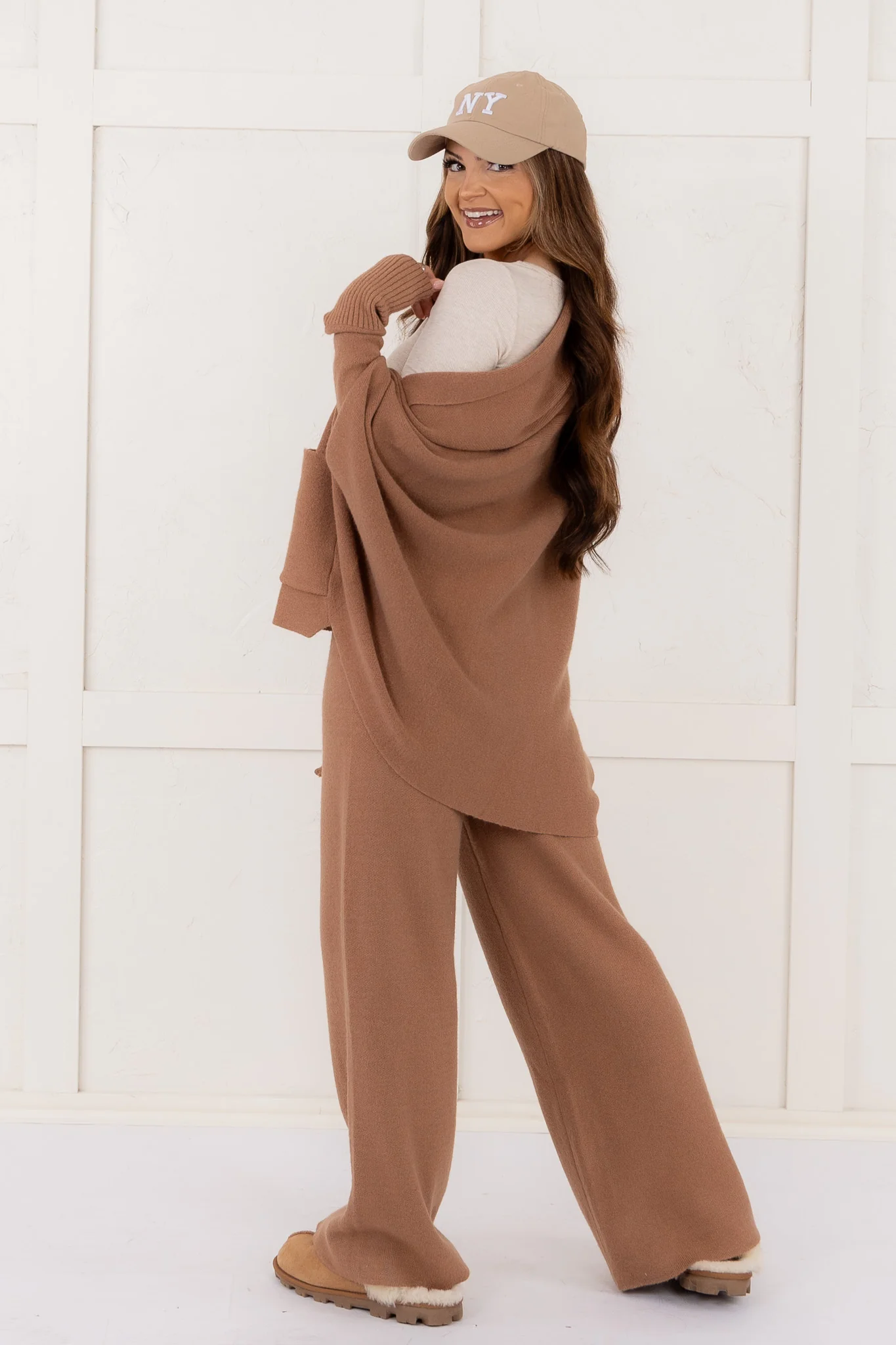 Full Comfort Cardigan - Latte - FINAL SALE - Image 7