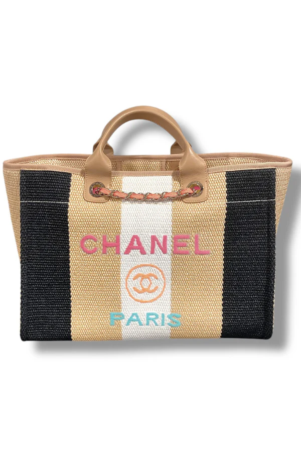 Chanel Deauville Raffia GM