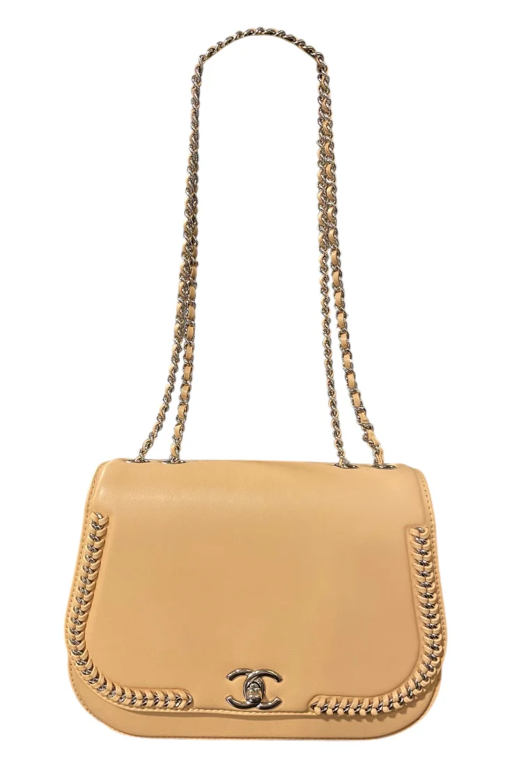 Chanel Small Calfskin Braided Chic Flap Bag