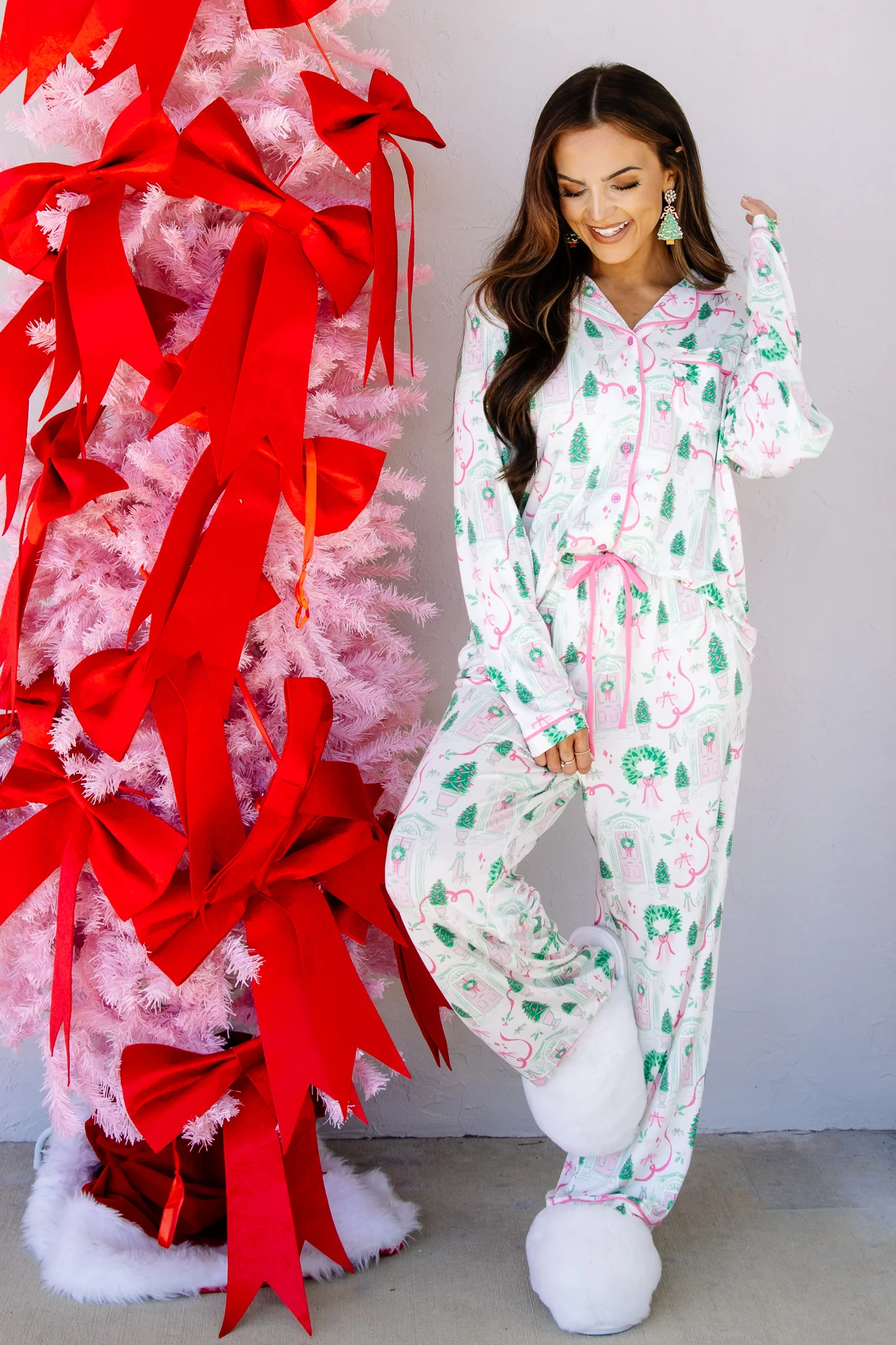 Mary Square Charlotte Home For Christmas Pajama Set - Image 2