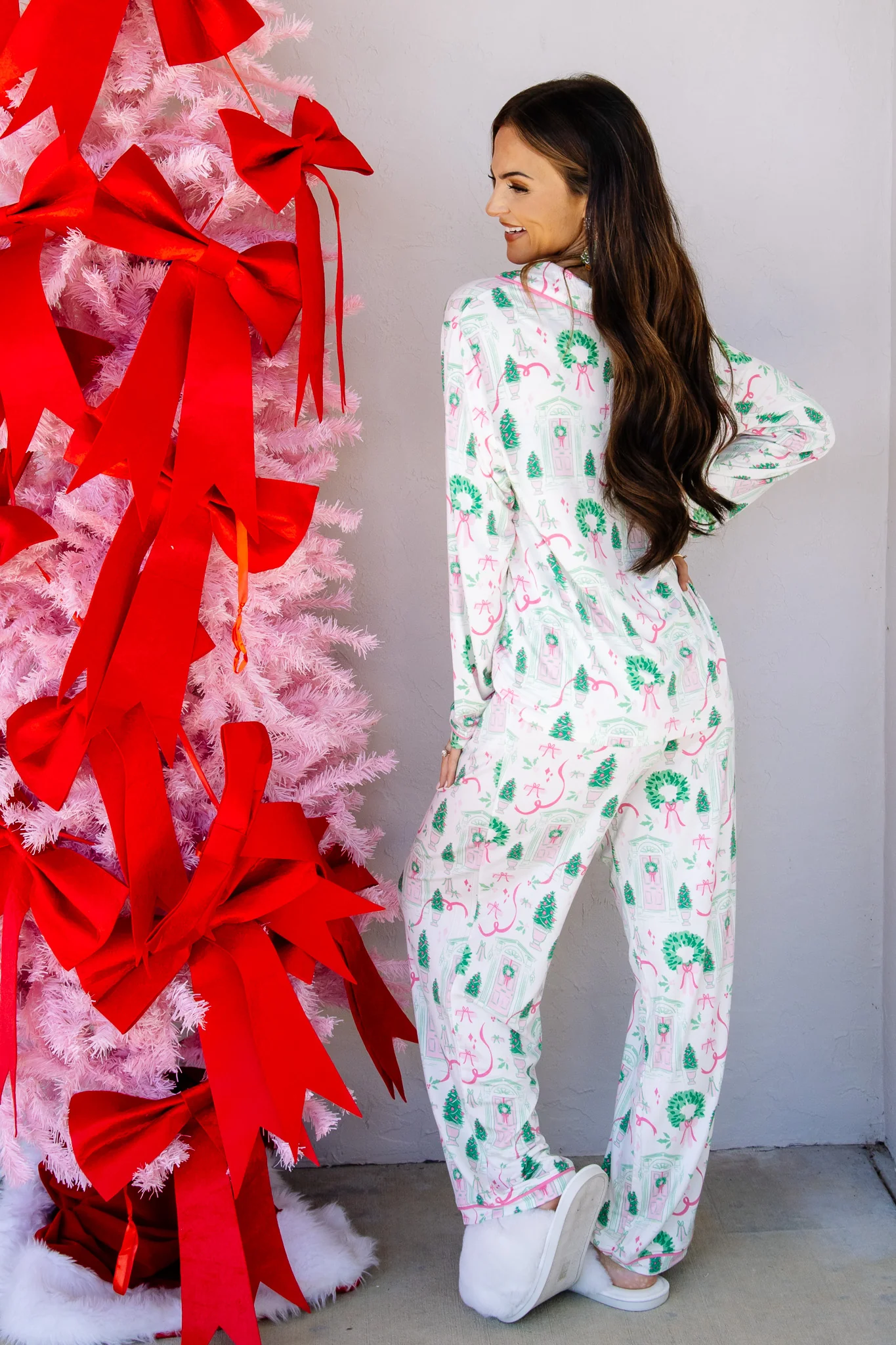 Mary Square Charlotte Home For Christmas Pajama Set - Image 4