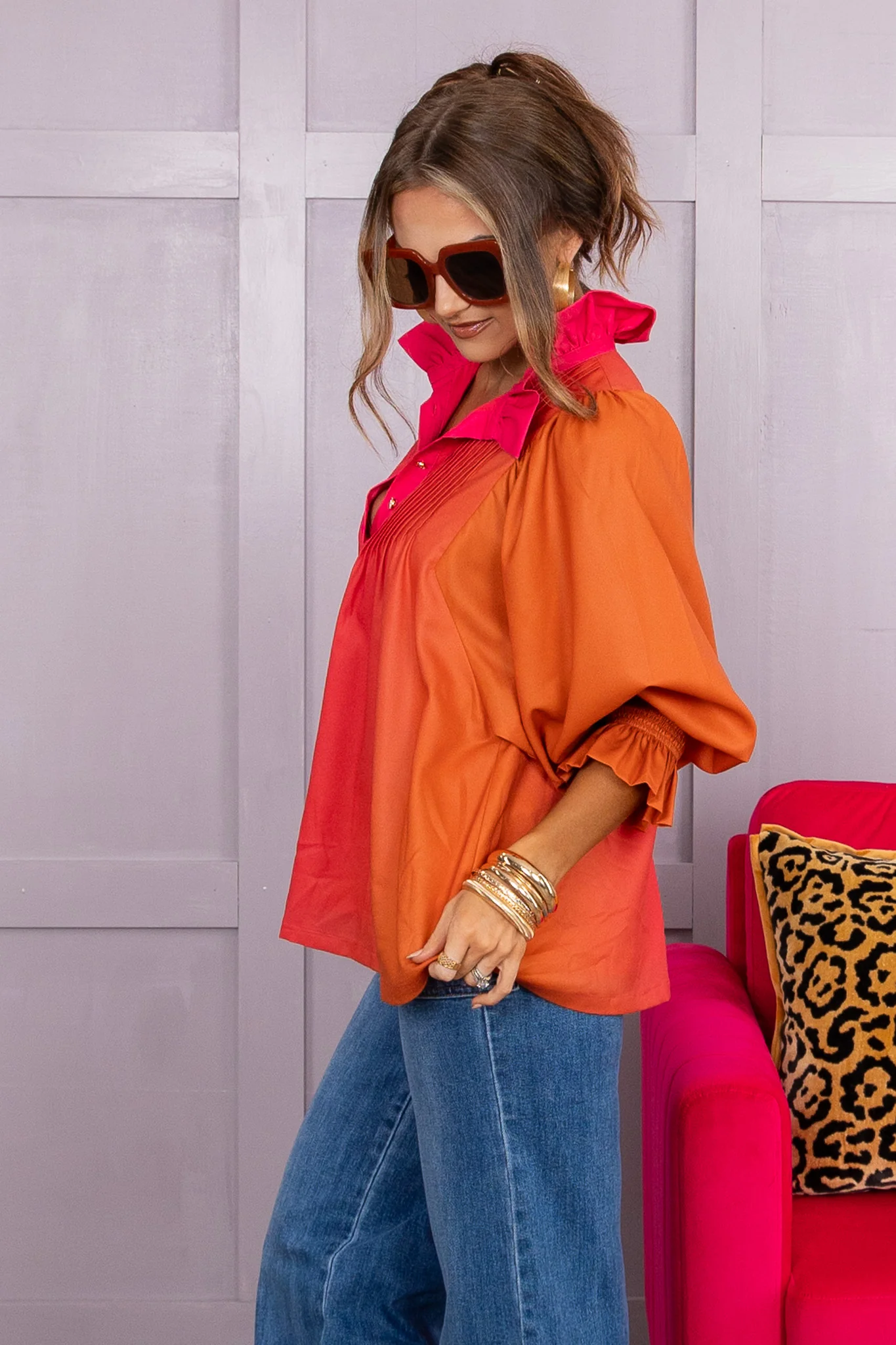 Charlotte Top - Golden Hour | Emily McCarthy - SALE - Image 6