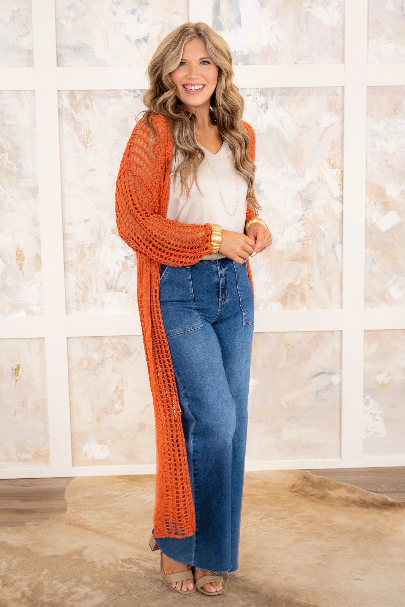Rainya Crochet Kimono - FINAL SALE