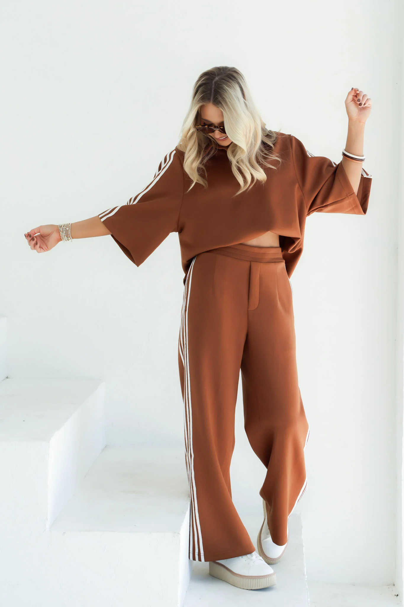 Another Time Chocolate Brown Wide Leg Pant