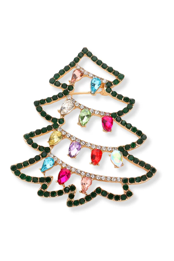 Christmas Tree Brooch