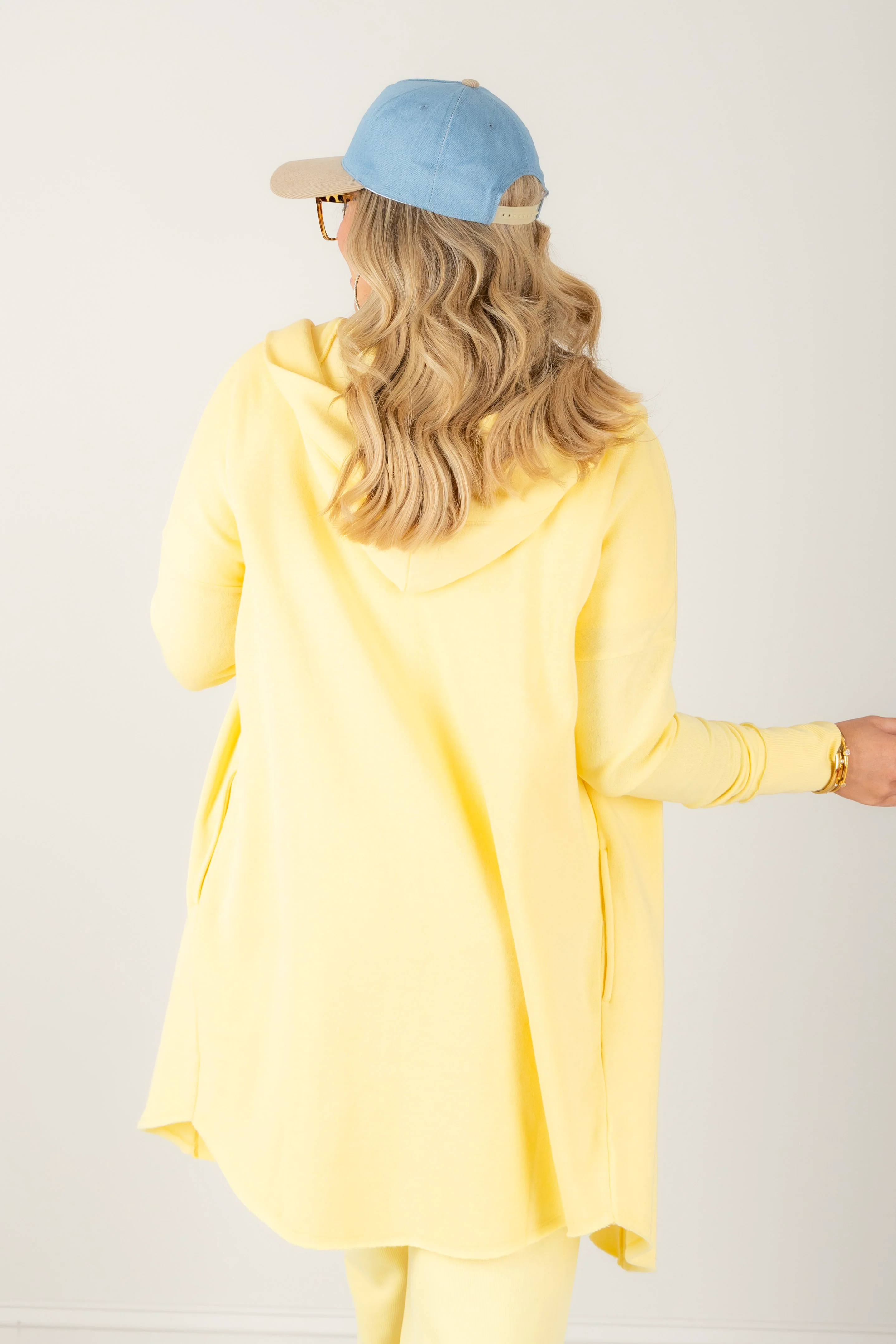Close To You Yellow Glow long Sleeve Cardigan - Image 4