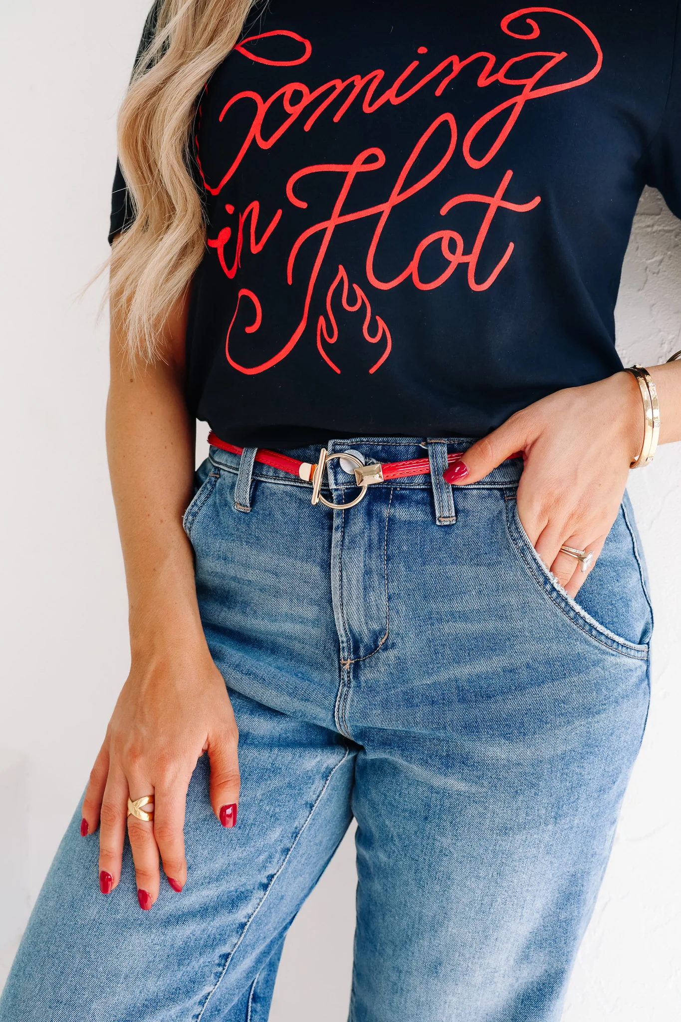 Coming In Hot Black Short Sleeve Tee - Image 5