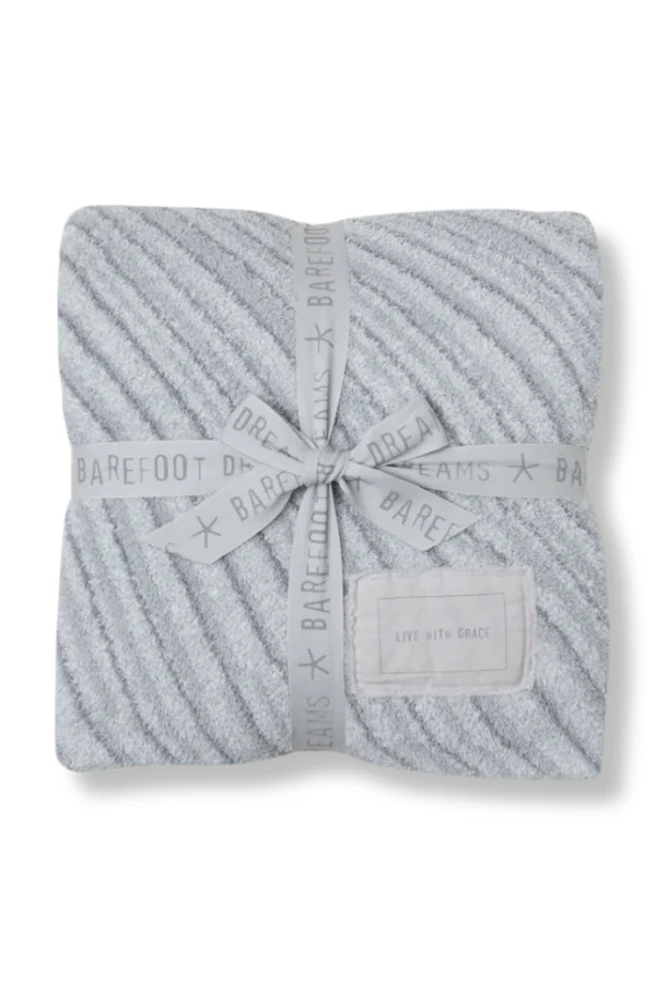 Barefoot Dreams Cozychic Covered In Prayer Moonbeam Multi Throw Blanket