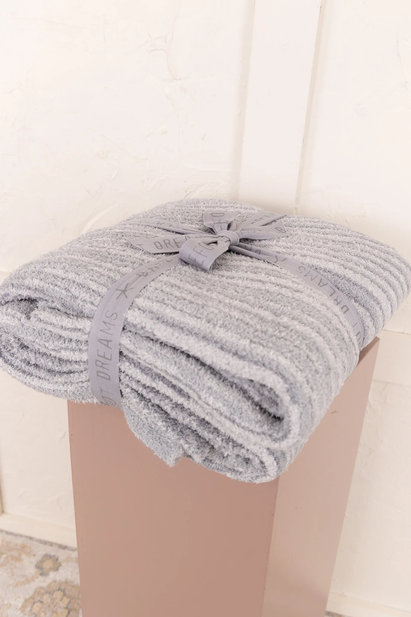 Barefoot Dreams Cozychic Covered In Prayer Moonbeam Multi Throw Blanket - Image 4