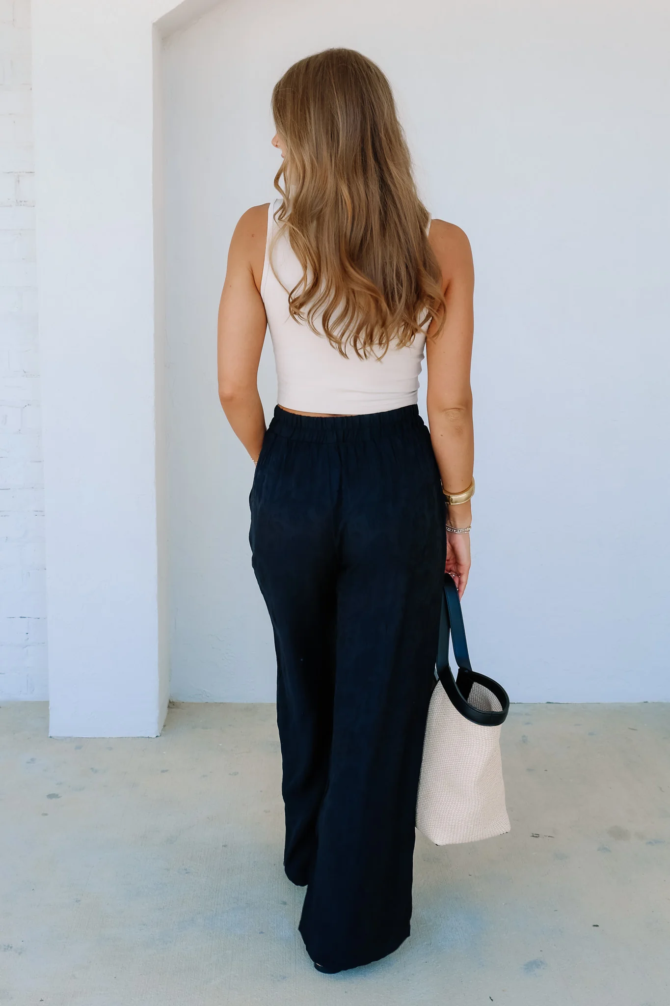 Sloane Black Wide Leg Pant - Image 6