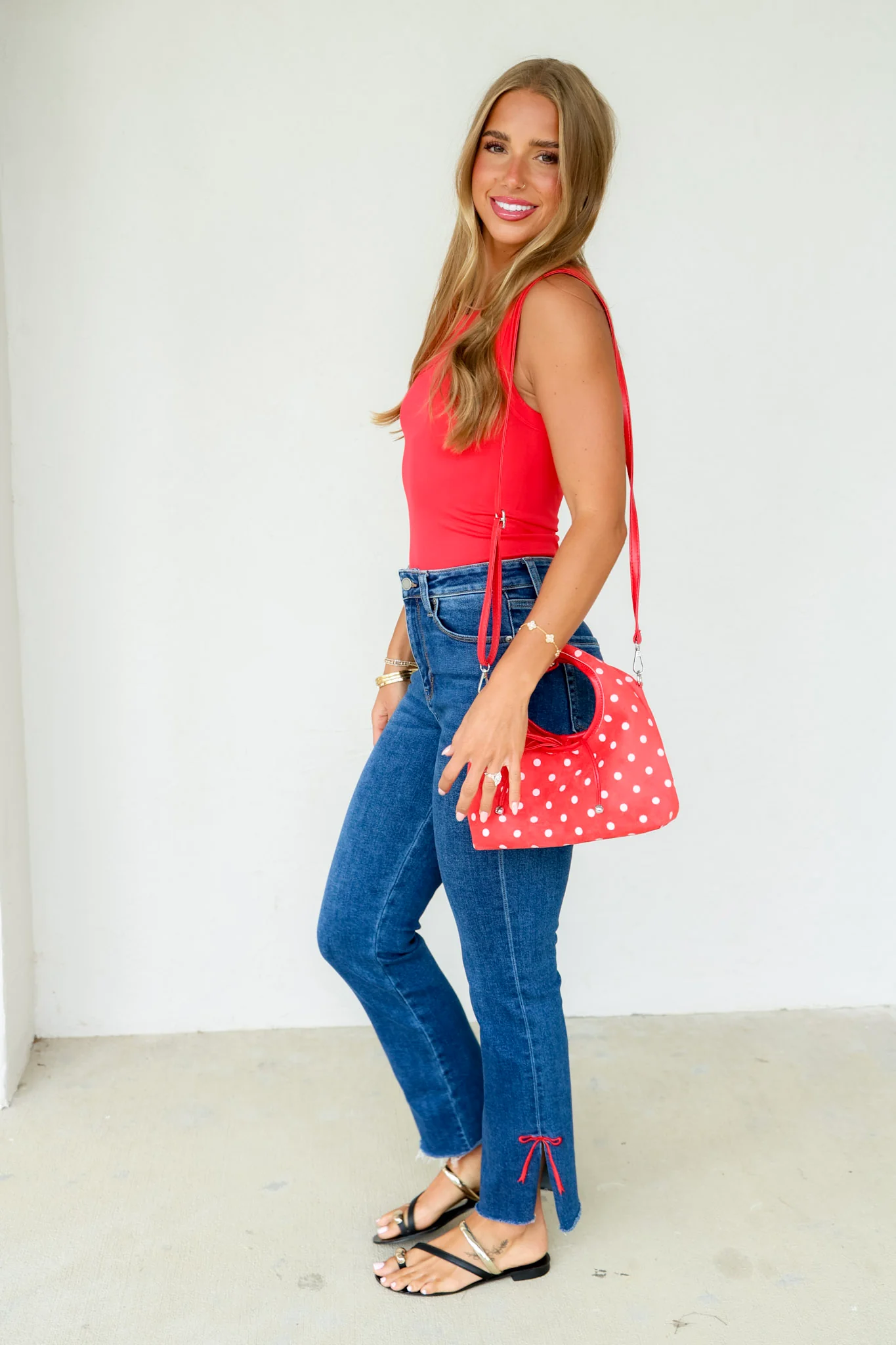 One To Remember Cropped Ruby Seamless Tank - Image 6