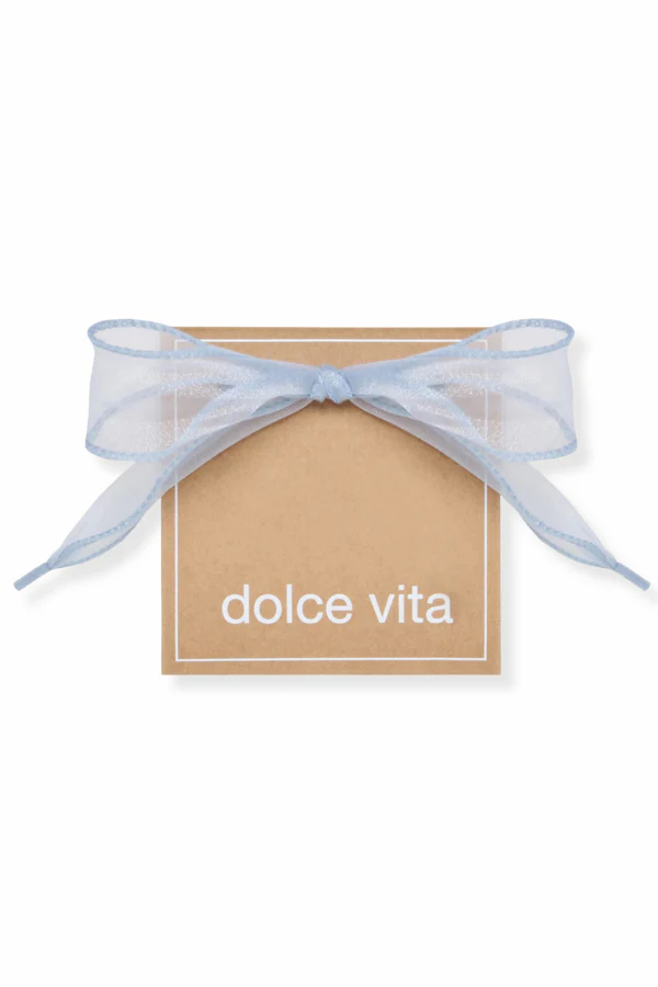 Dolce Vita Curly Organza Light Blue Shoe Laces