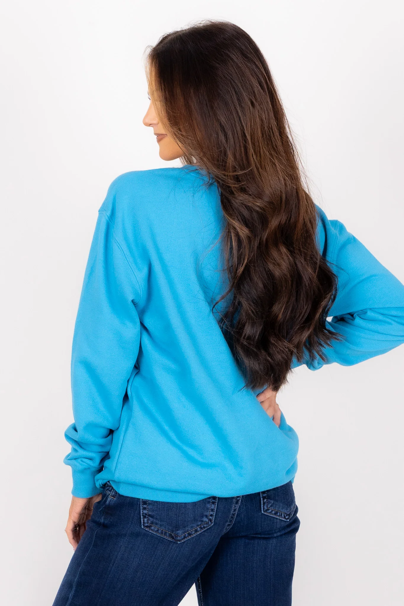 Dreamer Turquoise Long Sleeve Sweatshirt - Image 6