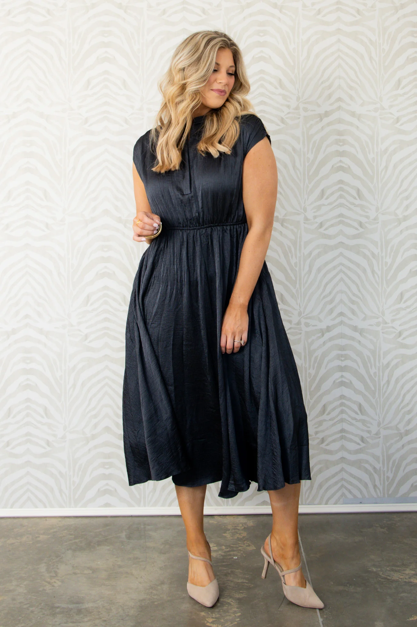 Shots Called Charcoal Sleeveless Maxi Dress - Image 6