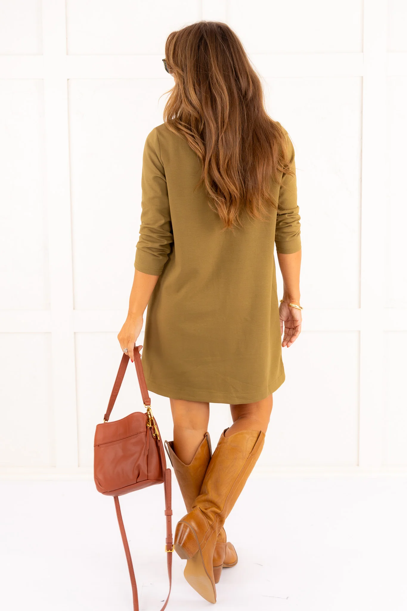 Cherish This Moment Dress - Olive - SALE - Image 5