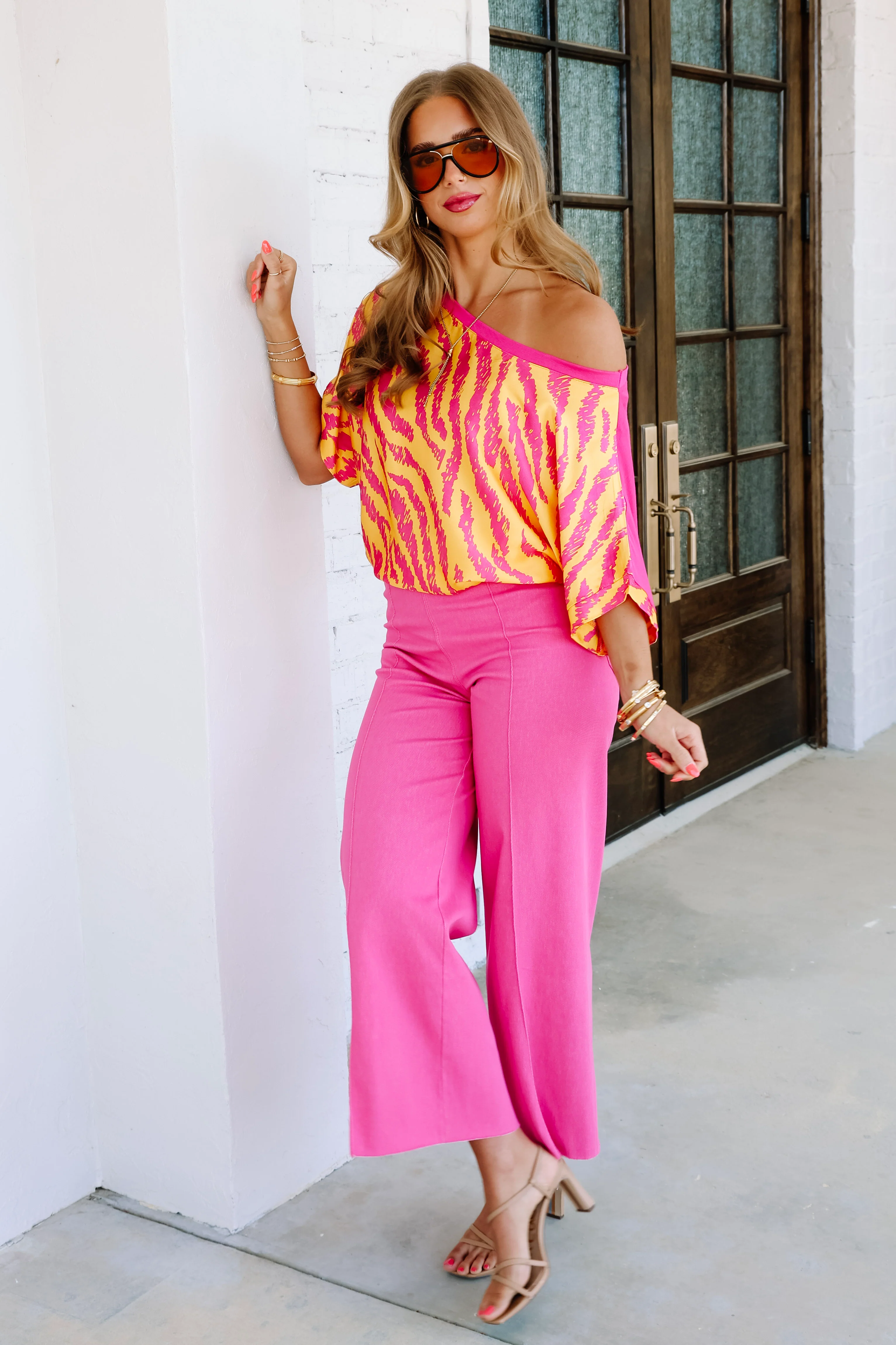 Erin Pintuck Reprieve Hot Pink Denim Jean - Image 3
