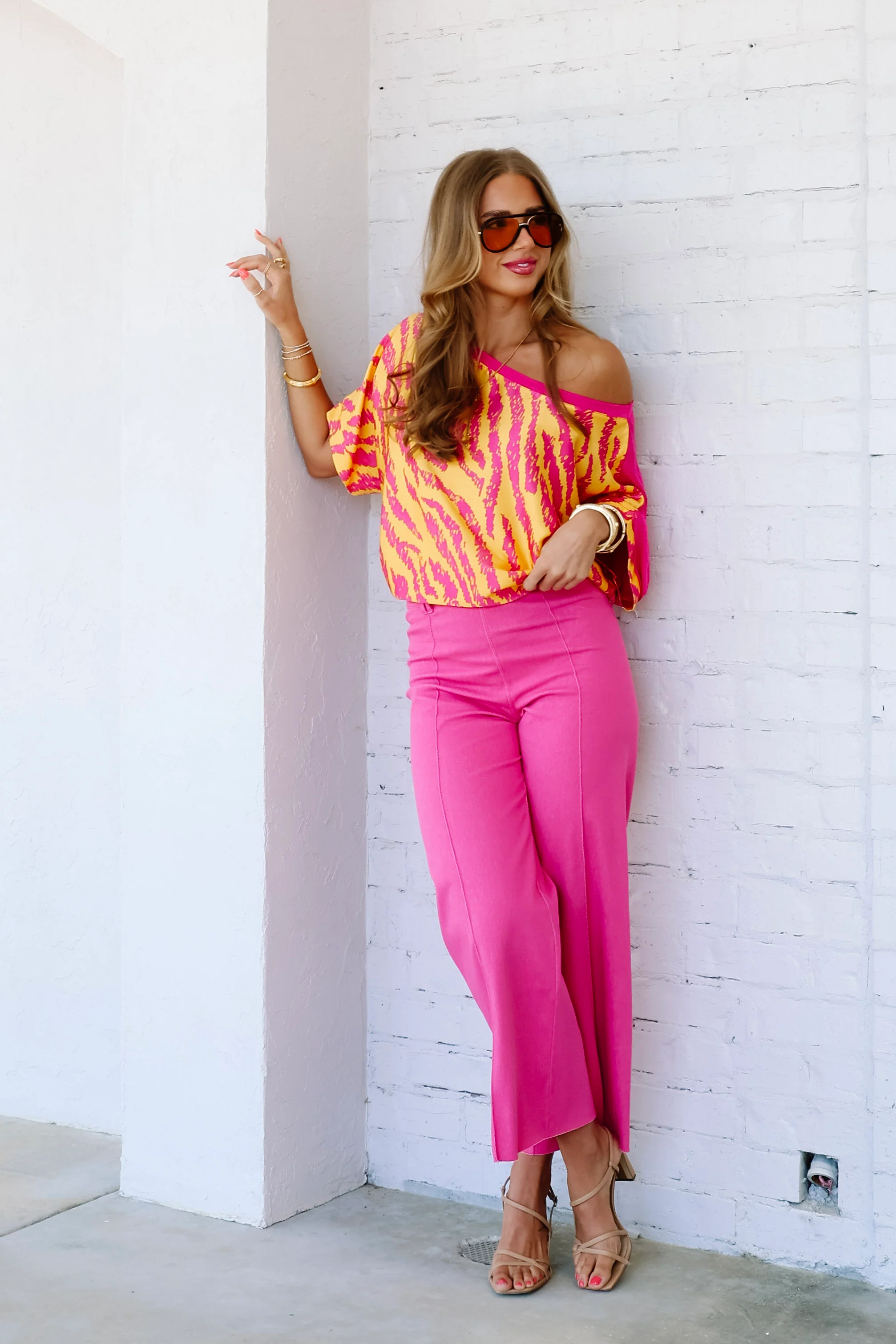 Erin Pintuck Reprieve Hot Pink Denim Jean - Image 5