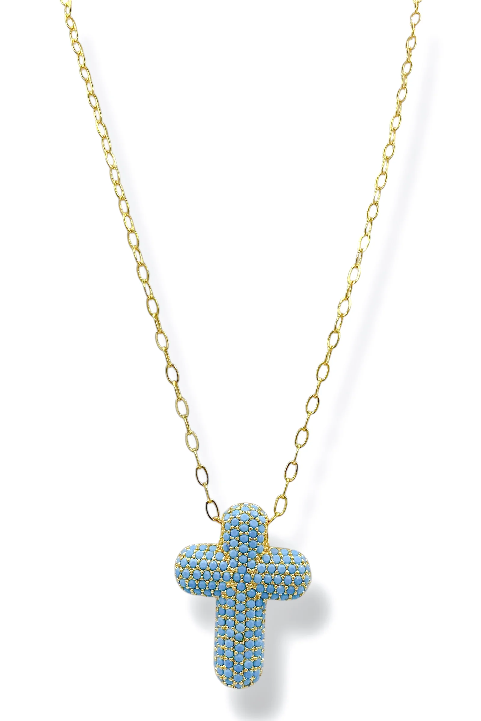 Treasure Jewels Faithful Glow Turquoise Necklace