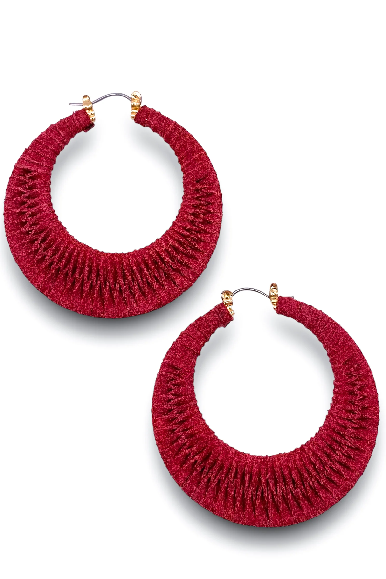 Full of Hope Hoops - Burgundy - FINAL SALE
