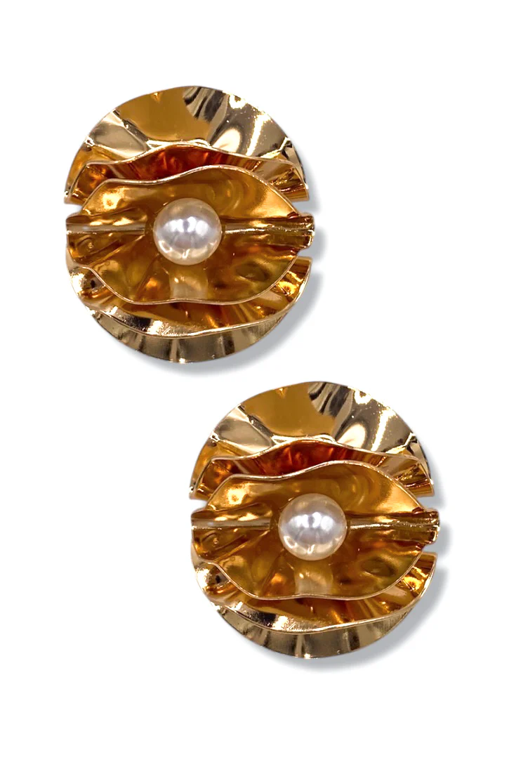 You Complete Me Pearl Accent Earrings *Final Sale*