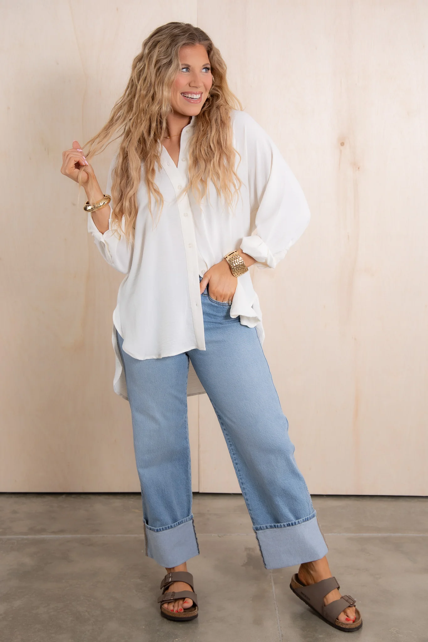 TRIBAL Casey Cocomilk Raglan Sleeve Blouse