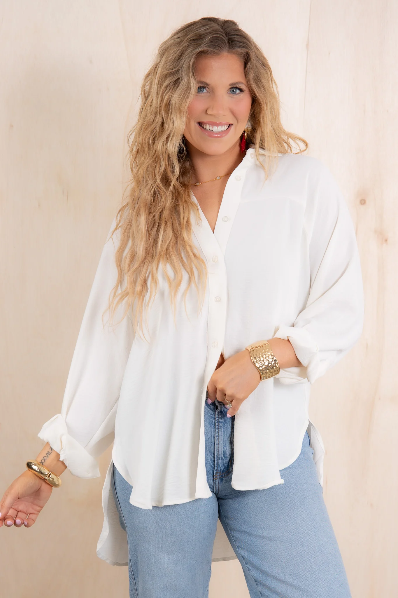 TRIBAL Casey Cocomilk Raglan Sleeve Blouse - Image 4