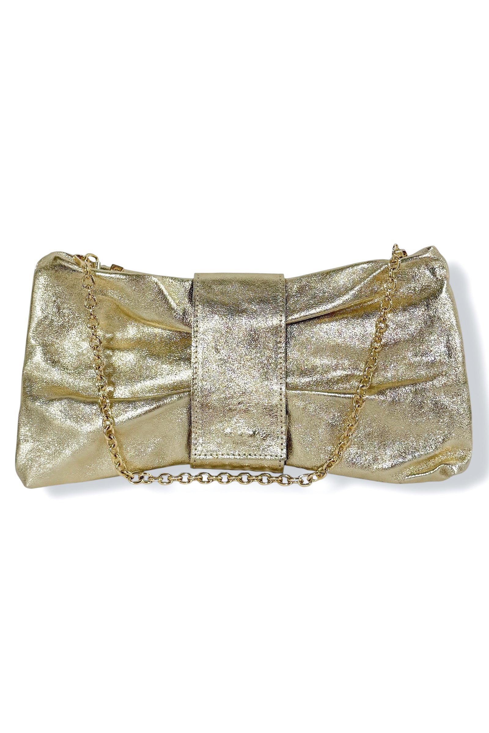 German Fuentes Genuine Italian Leather Clutch and Crossbody Bag
