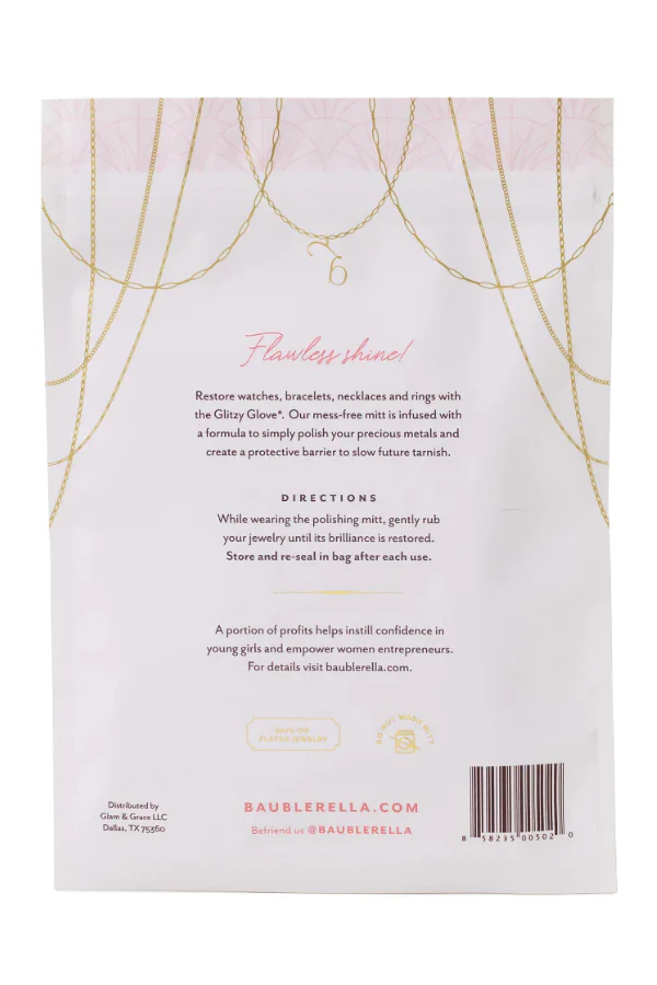 Glitzy Glove Anti Tarnish Jewlery Polishing Mitt - Image 2