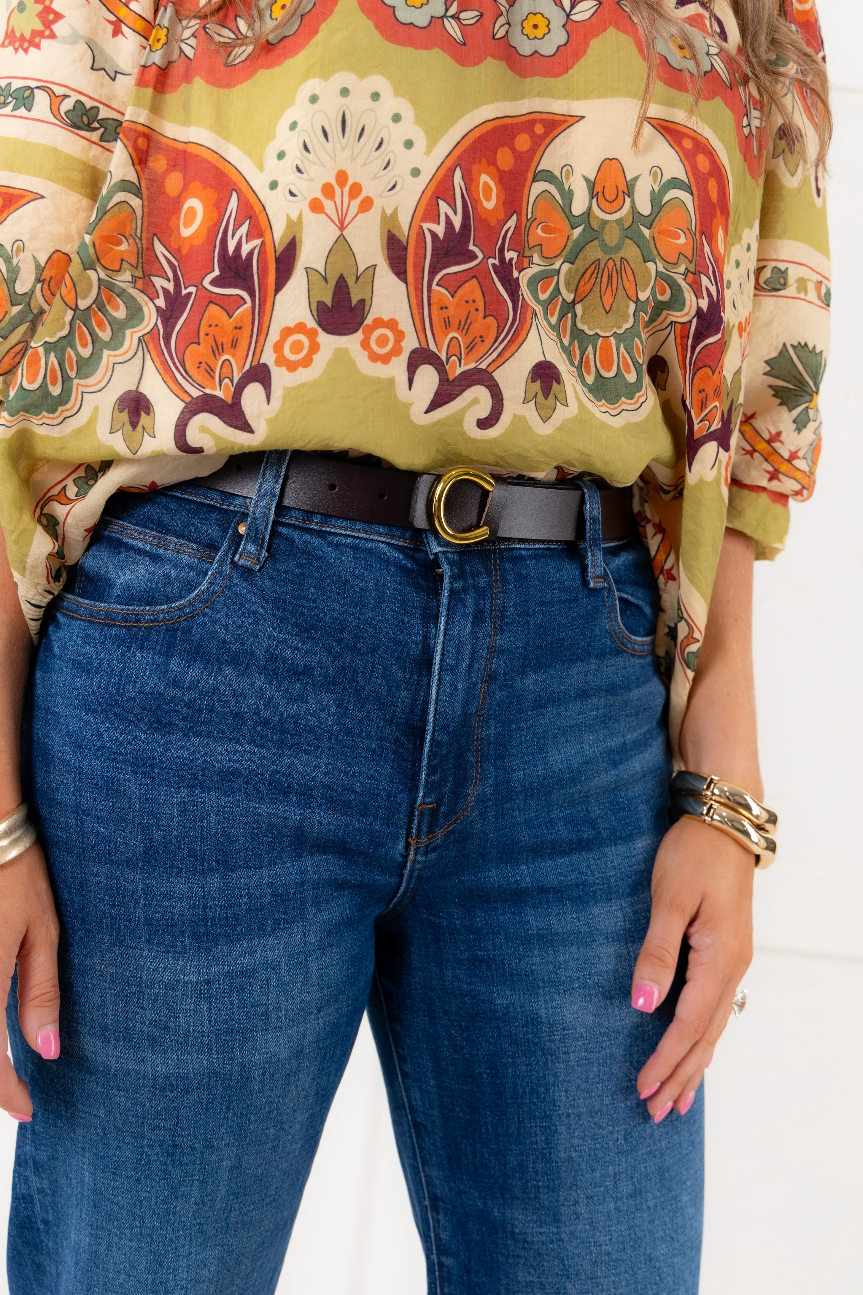 Hear Me Out Belt - Brown - FINAL SALE
