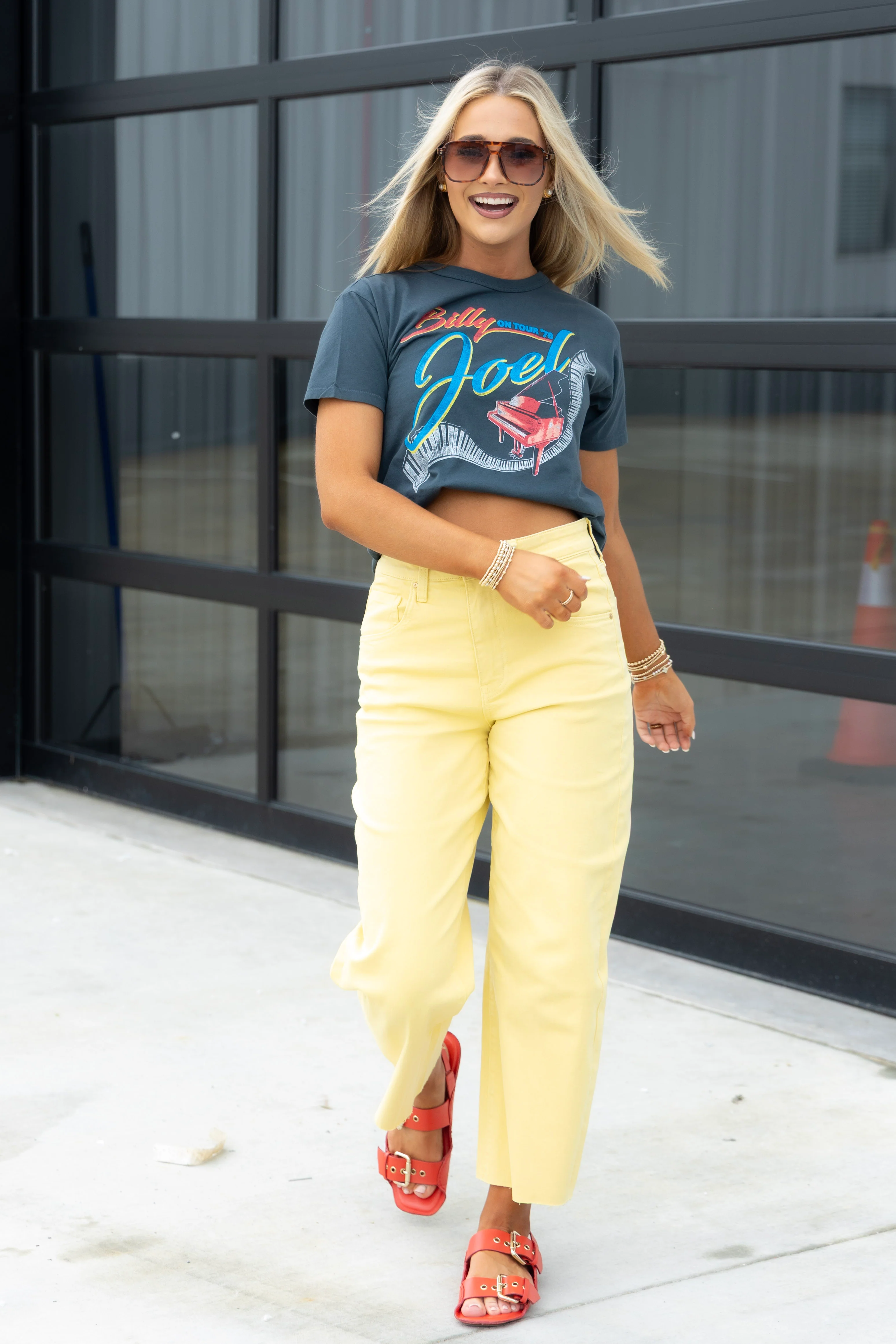 Gwen Daffodil High Rise Wide Leg Pant *Final Sale* - Image 5