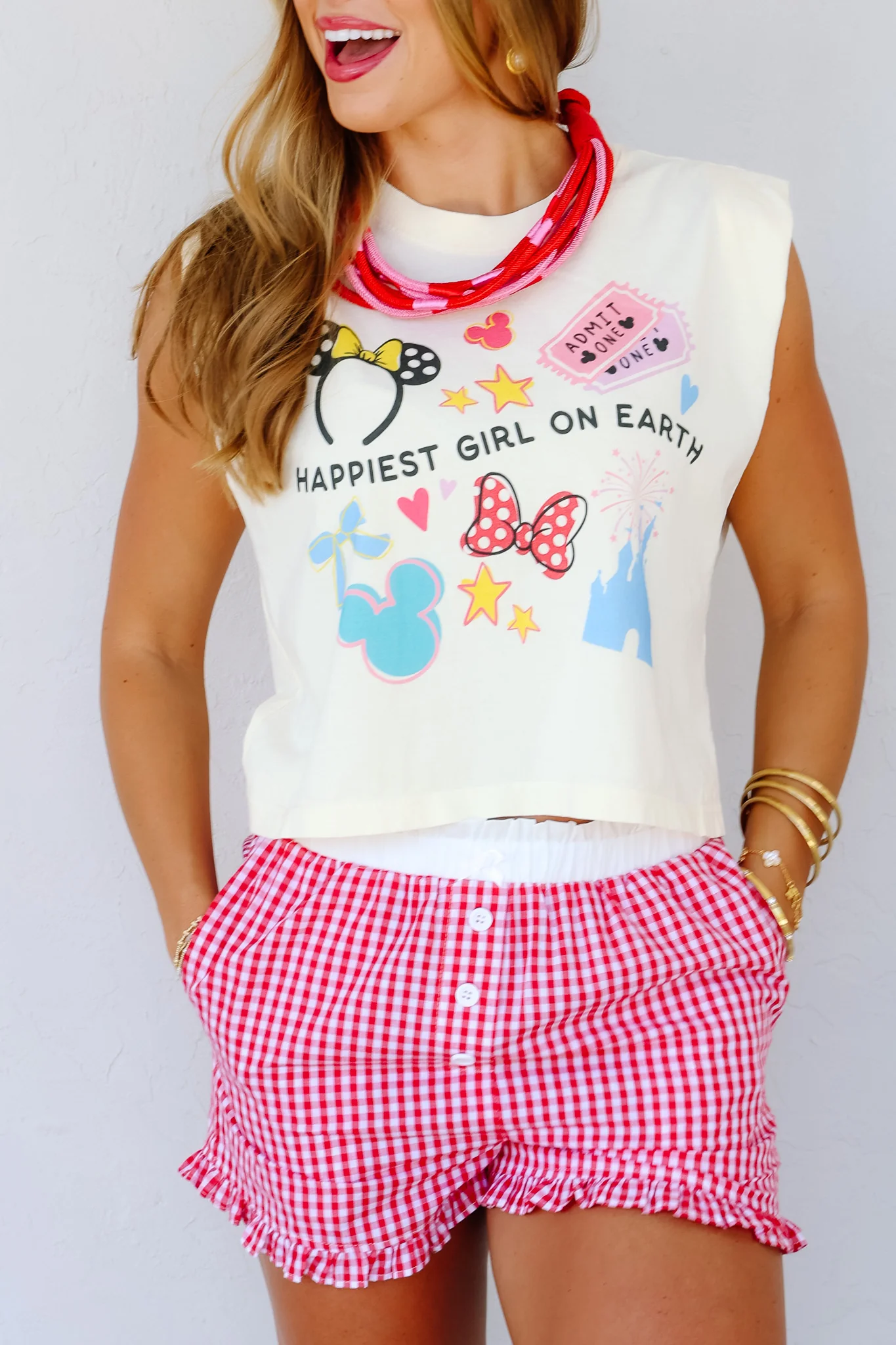 Happiest Girl On Earth Sleeveless Tee - Image 5