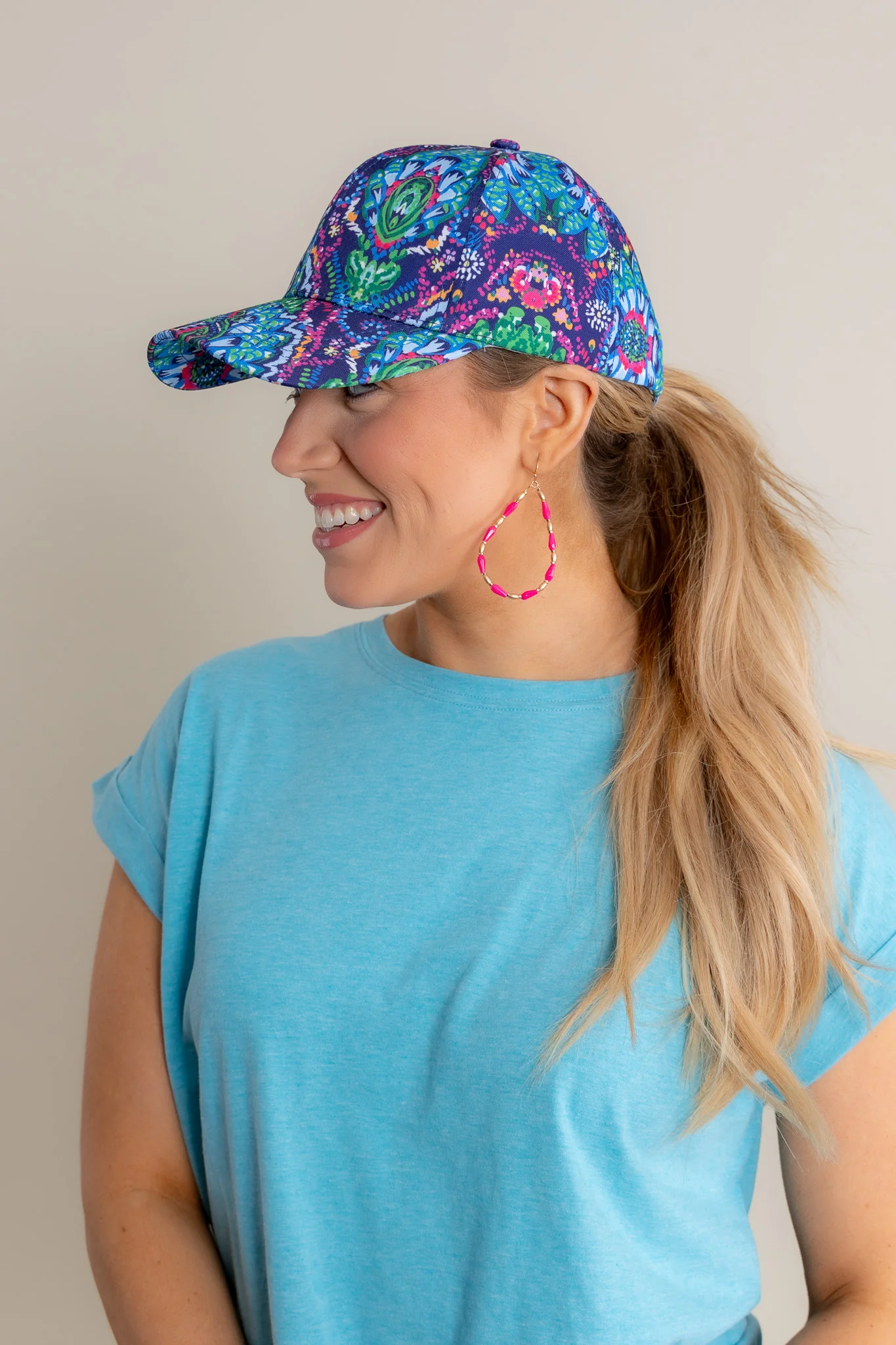 DOORBUSTER Paisley Ball Cap Hat - Image 2