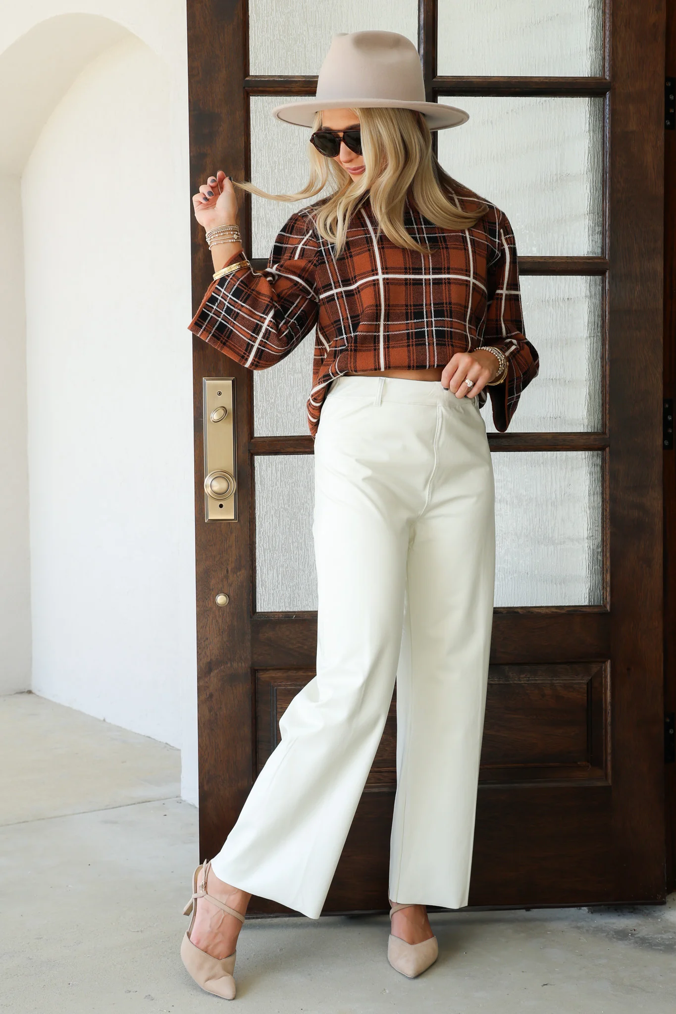 Lysse Show Stopper Snow White Leather Pant - Image 2