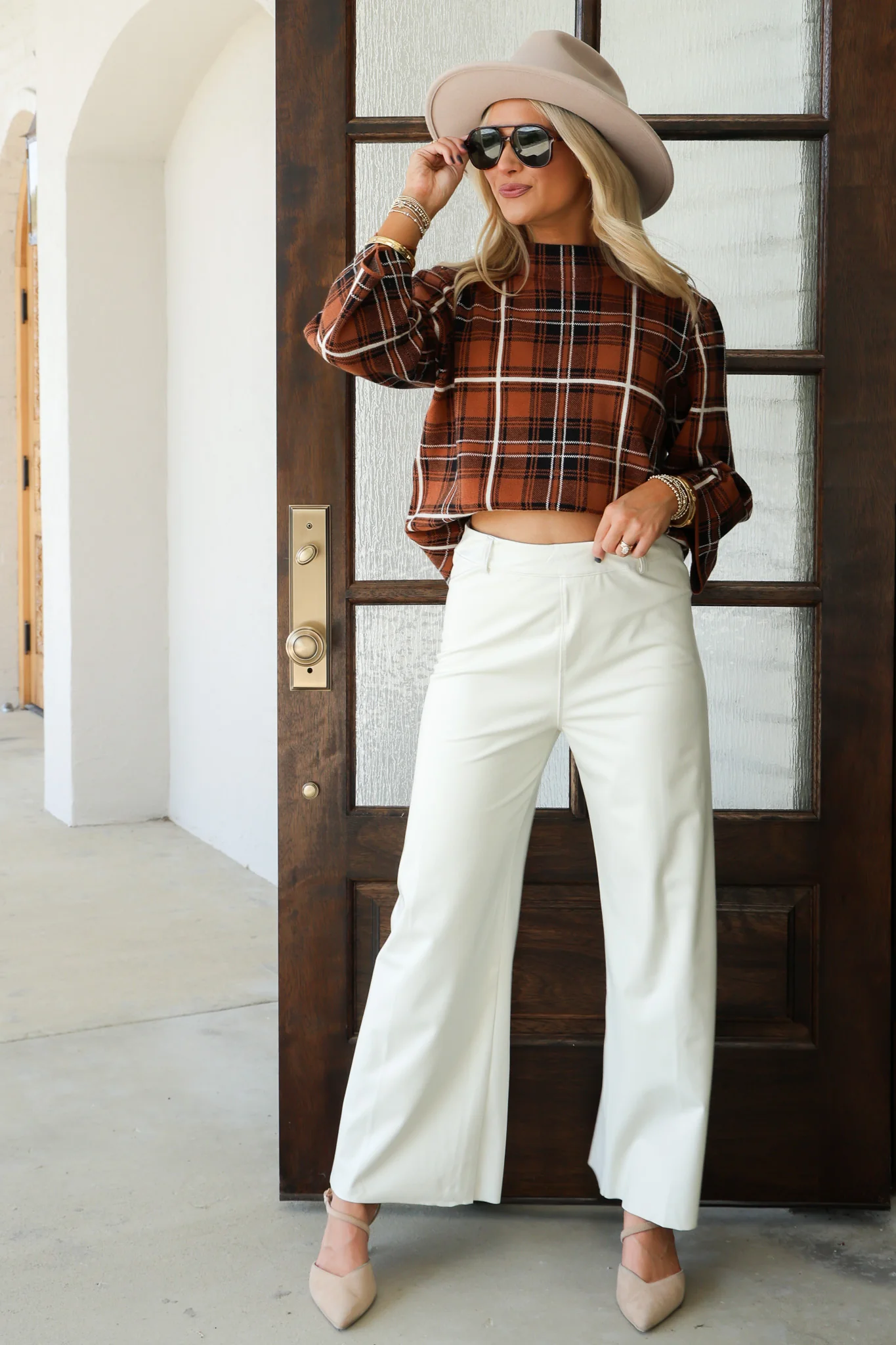 Lysse Show Stopper Snow White Leather Pant - Image 3