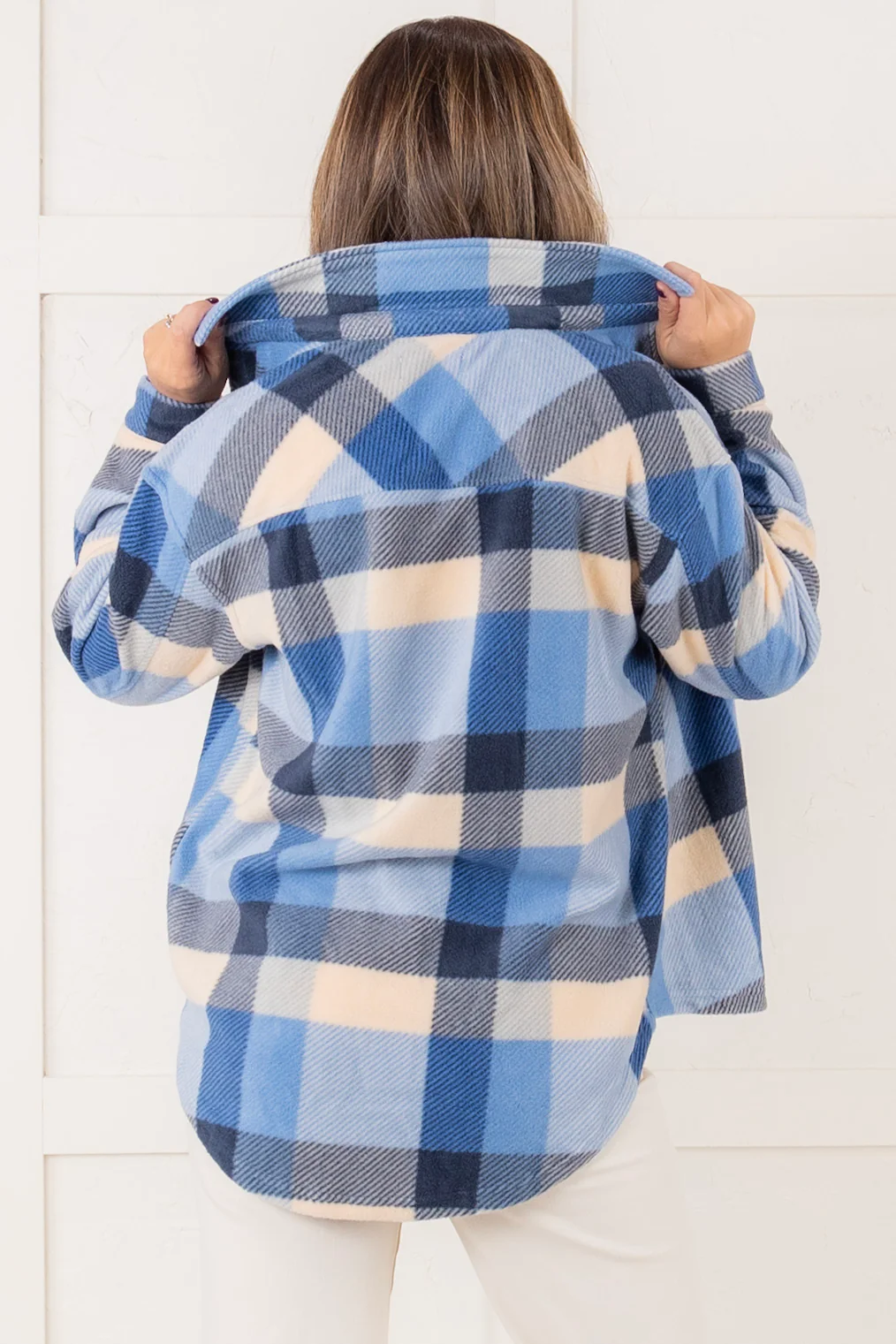 Hiker Two Tone Fleece Jacket - Bay Blue | Z Supply - FINAL SALE - Image 4