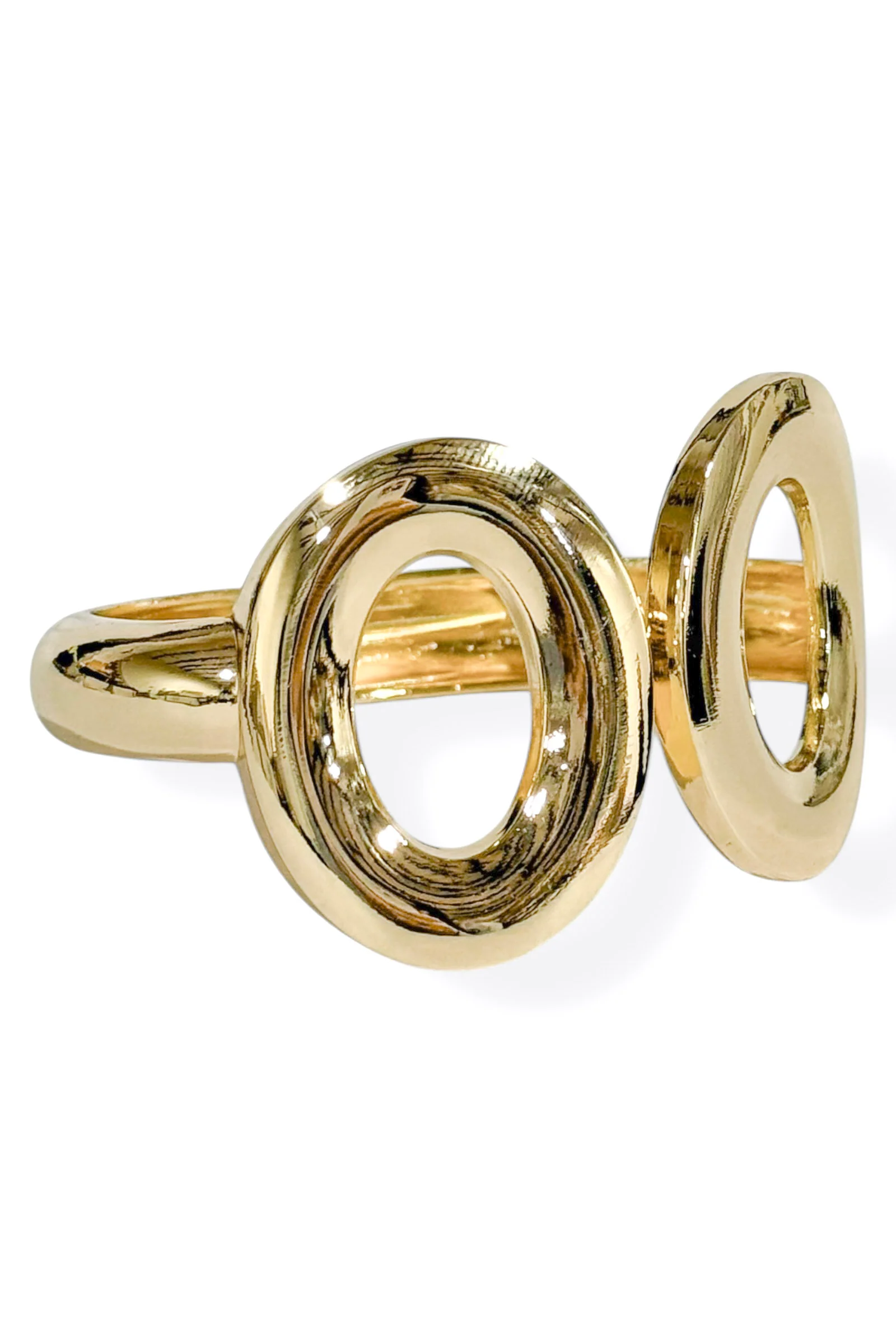 Keeping It Peaceful Gold Hinge Bracelet