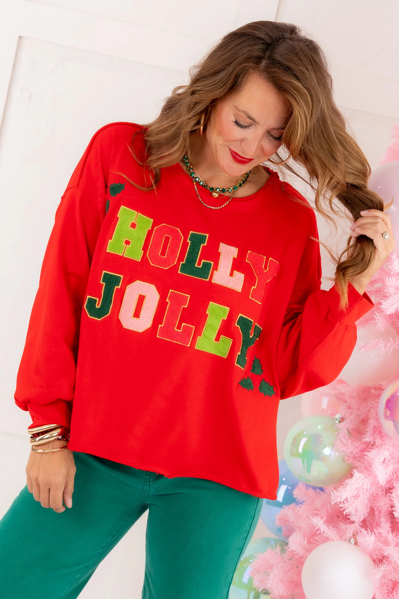 Holly Jolly Top - FINAL SALE - Image 2