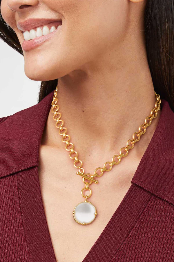 Julie Vos Honeybee Demi Pearl Link Necklace - Image 2