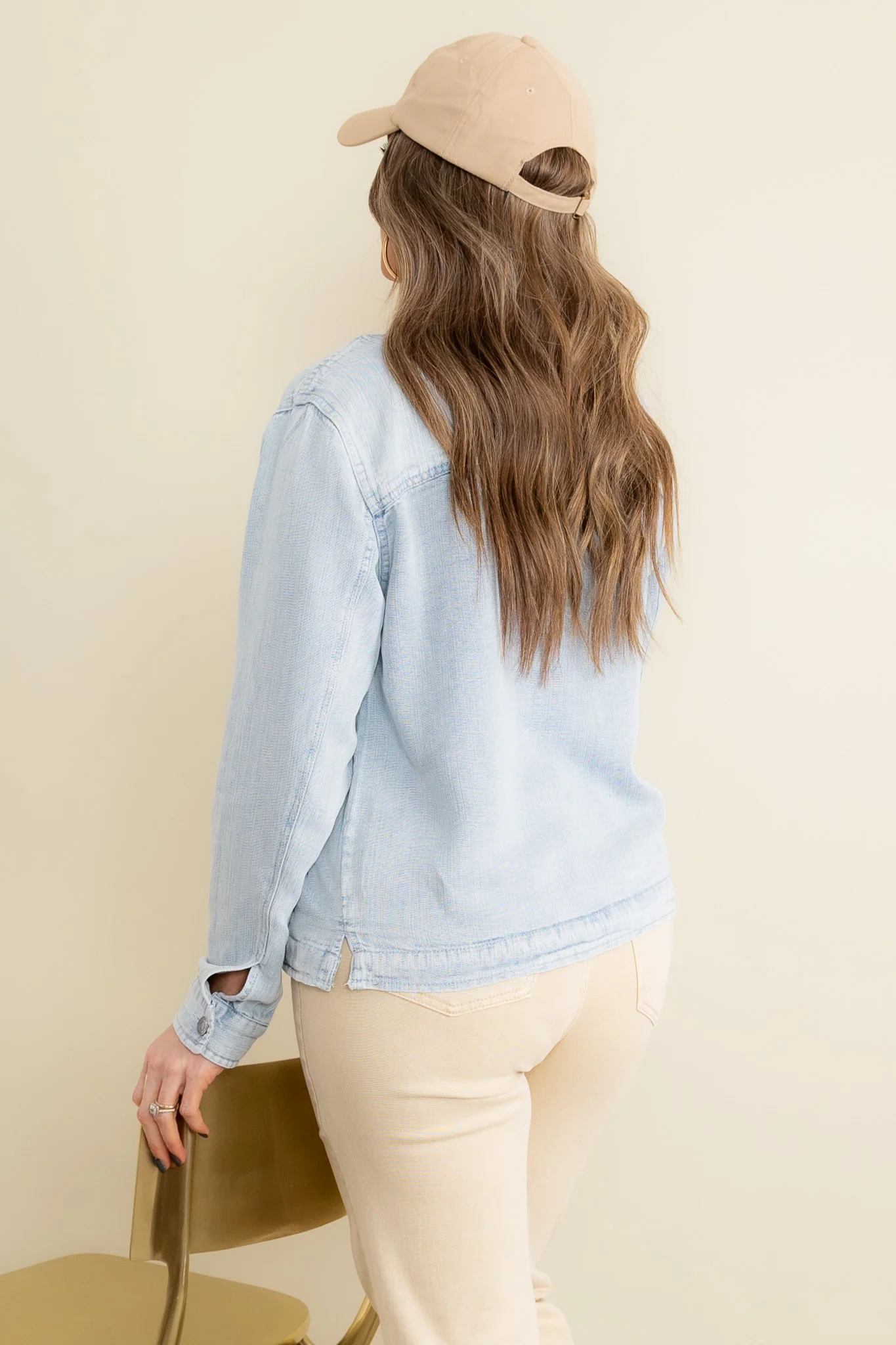 Jackie Long Sleeve Denim Jacket In Callie - Image 4