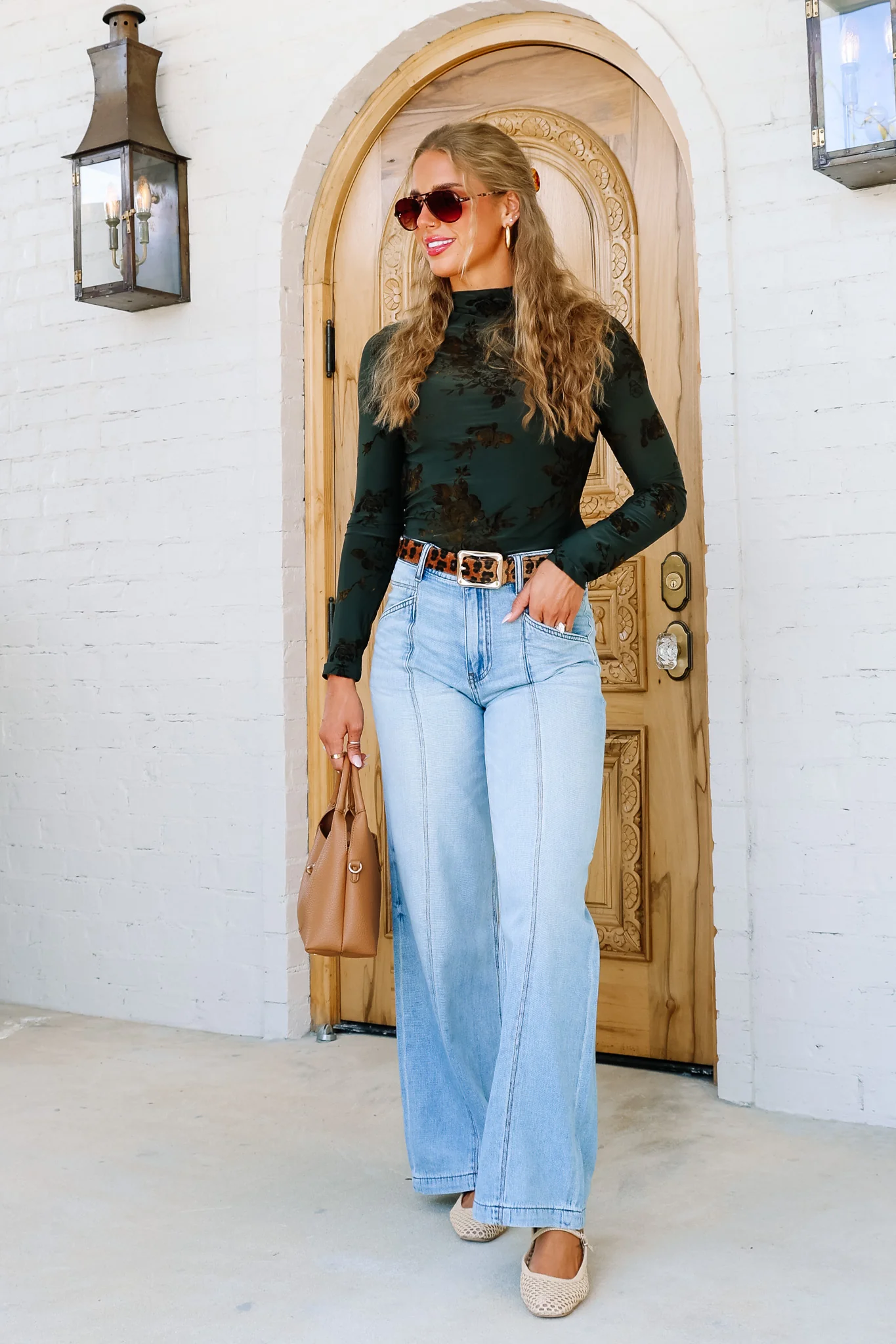 Jodi High Rise Core Wide Leg Jean - Image 3