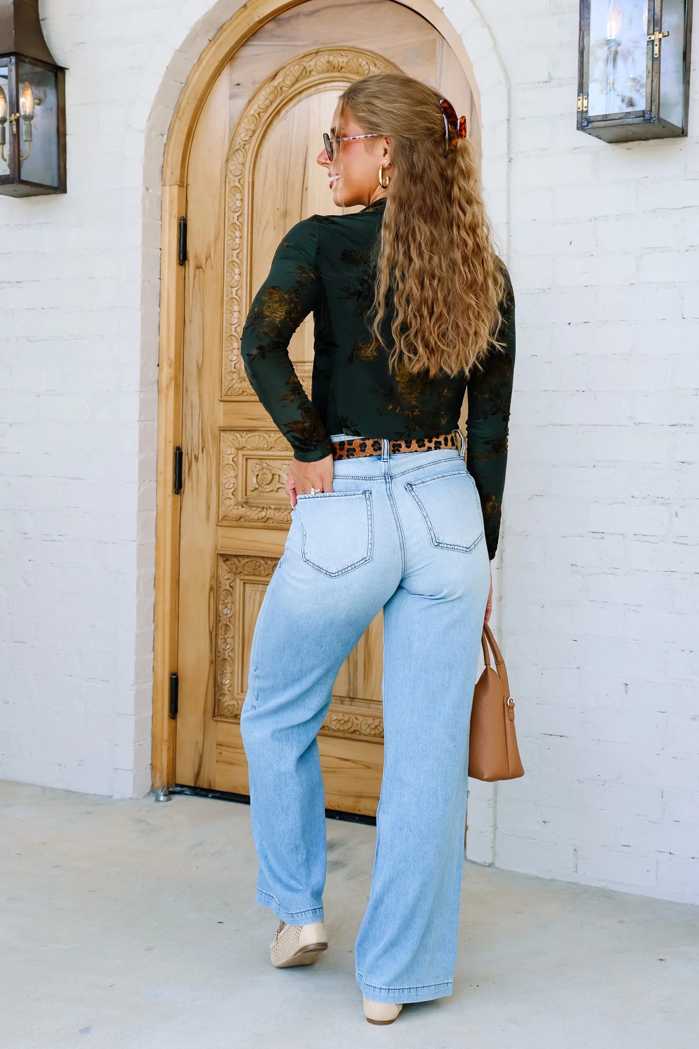 Jodi High Rise Core Wide Leg Jean - Image 5