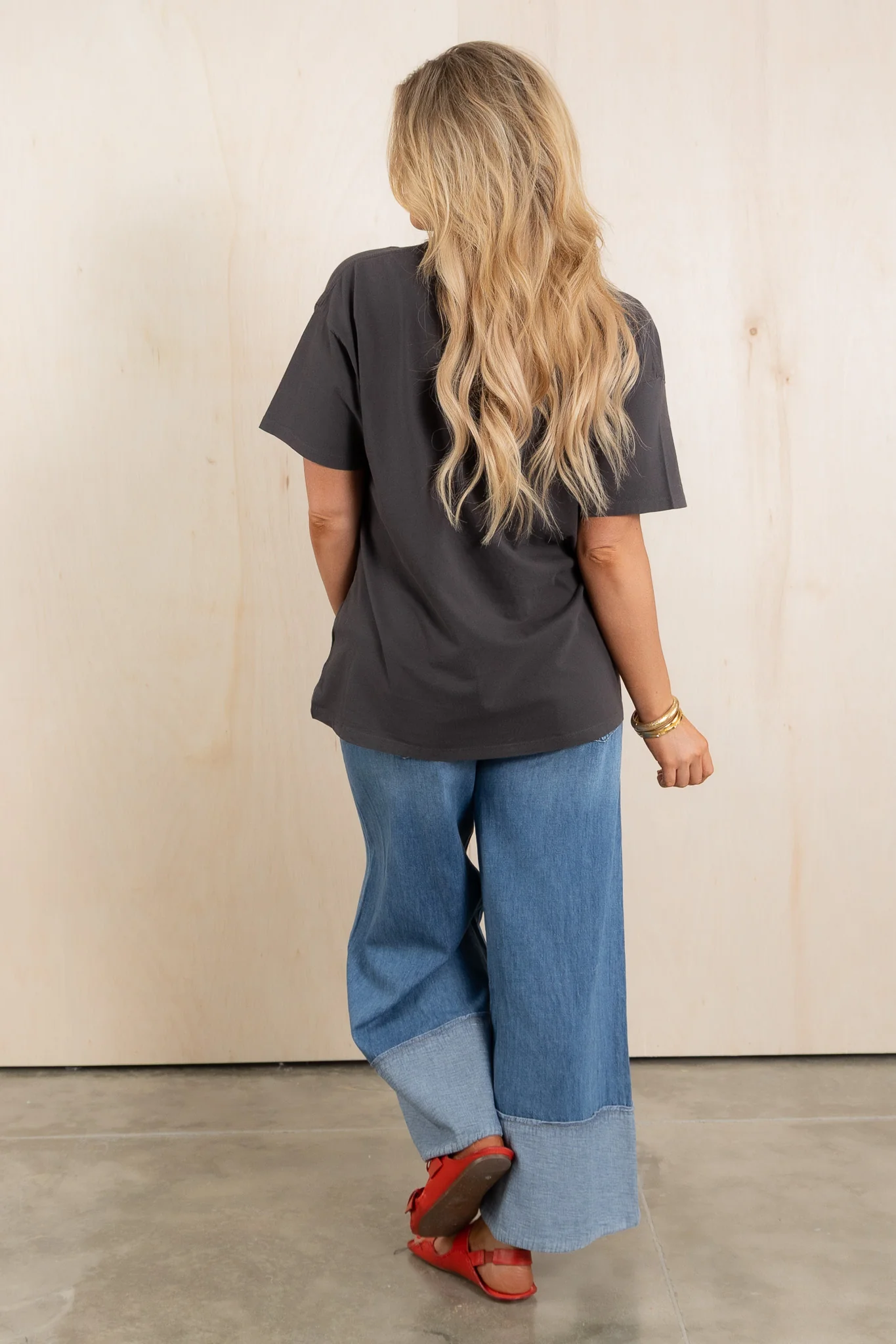 DAYDREAMER The Man in Black Short Sleeve Black Top - Image 3