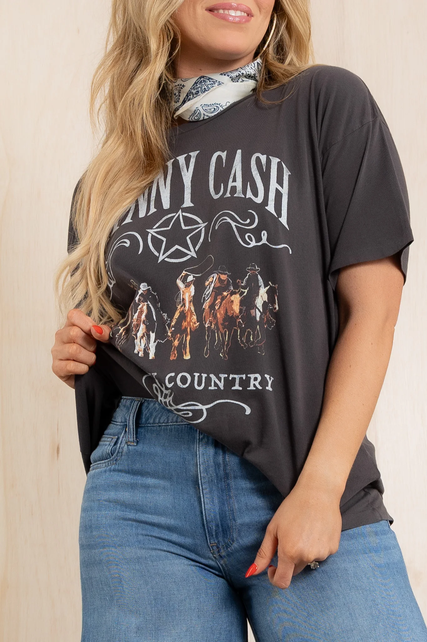 DAYDREAMER The Man in Black Short Sleeve Black Top - Image 5