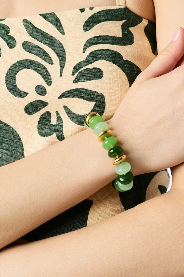 Julie Vos Amalfi Green Apple Multi Statement Bracelet - Image 2